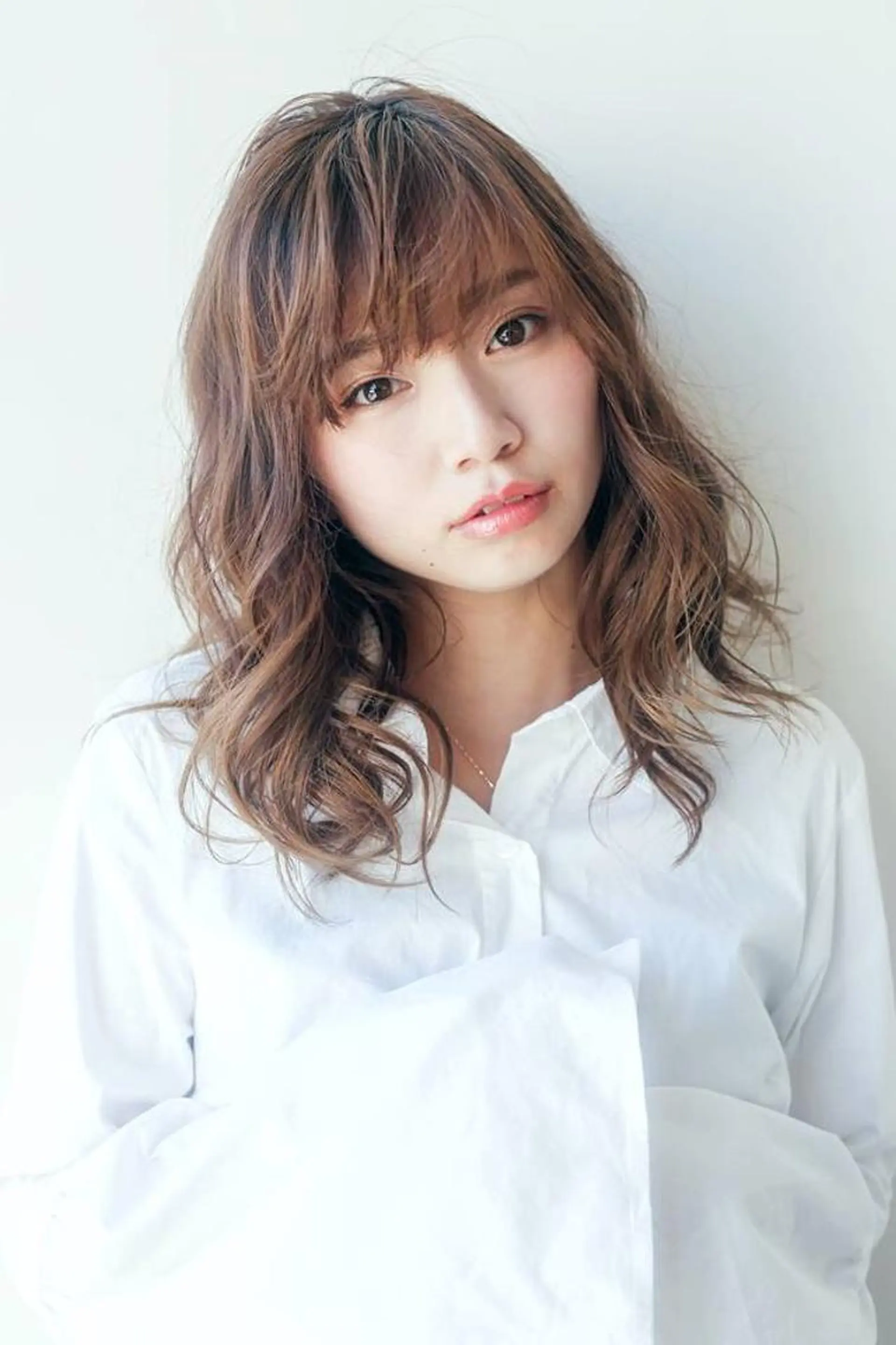 セミロング ヘアアレンジ 鶴﨑 美優亜のヘアスタイル