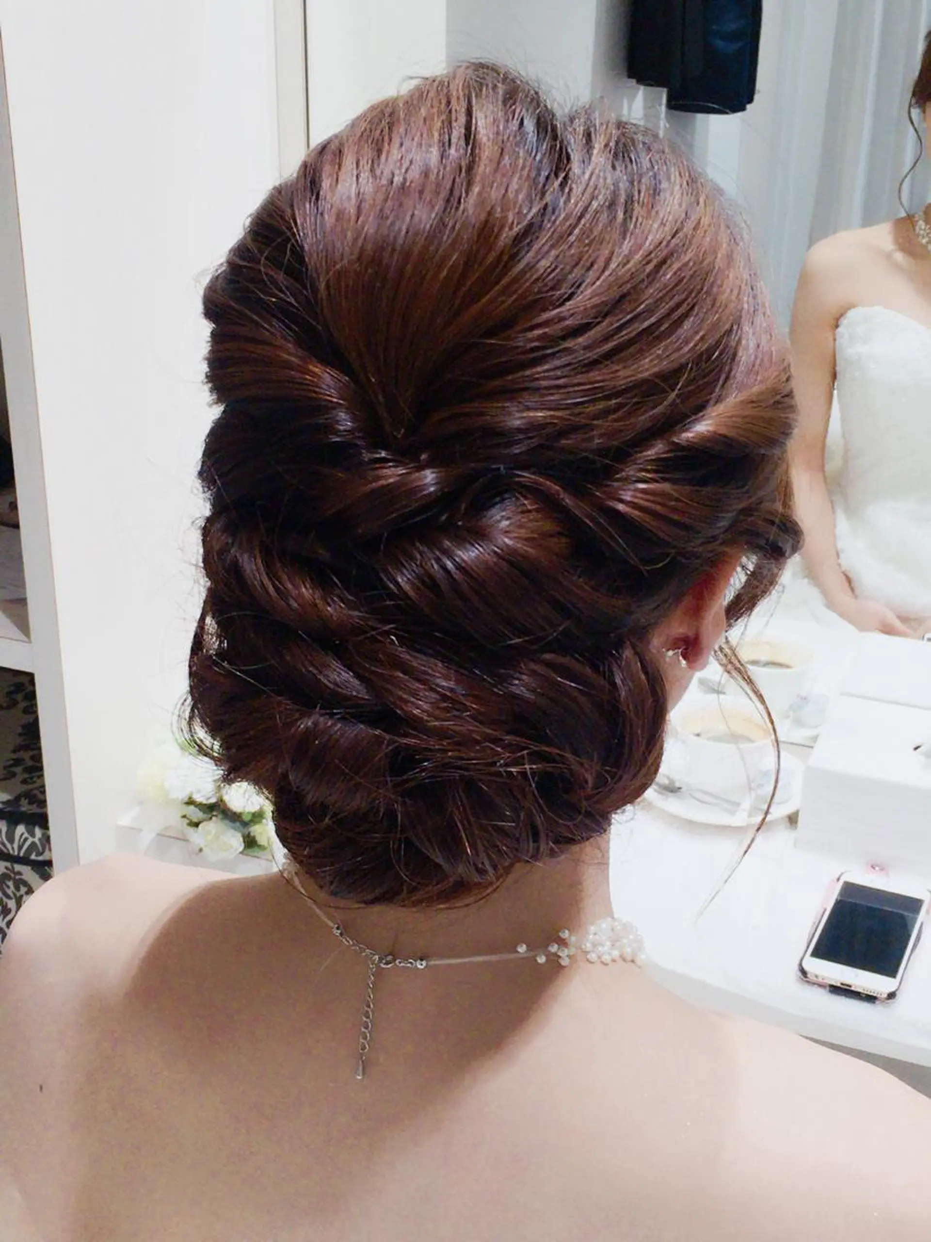 セミロング ヘアアレンジ 石丸 洋子のヘアスタイル