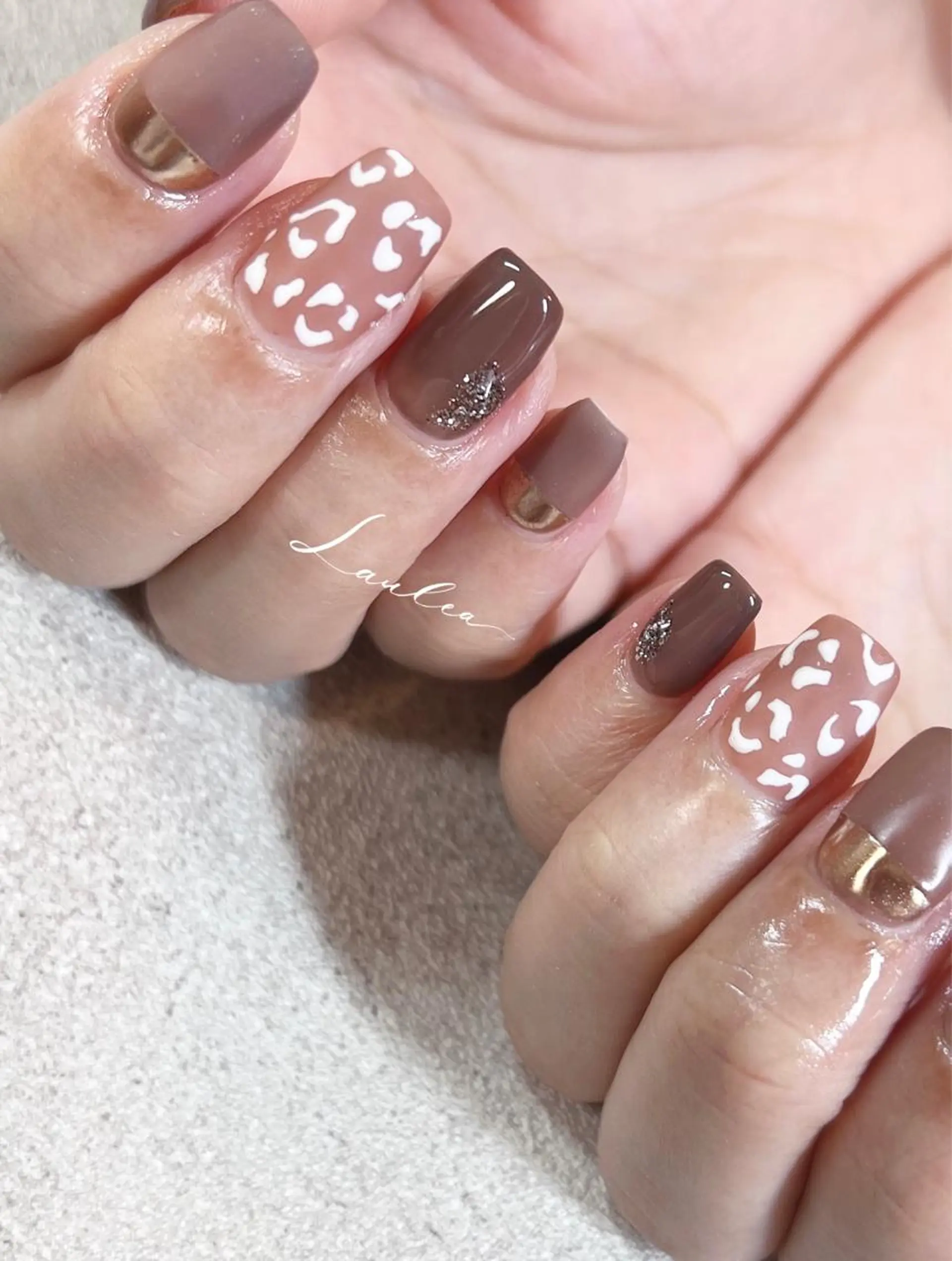 ネイル フットネイル 韓国ネイル nail salon Lauleaのネイルデザイン