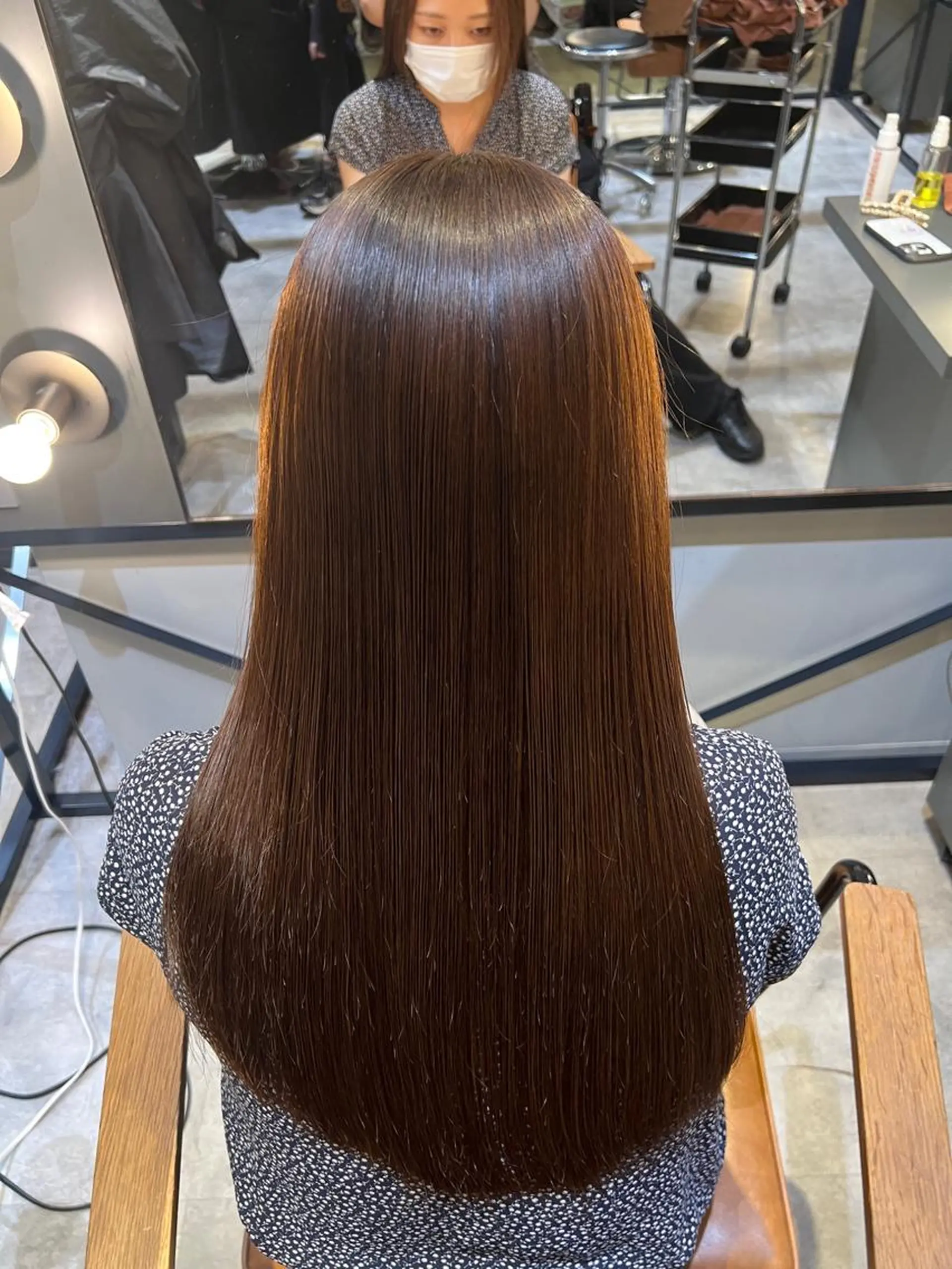 ロング カット 縮毛矯正 トリートメント 髪質改善ストレート Kantaのヘアスタイル