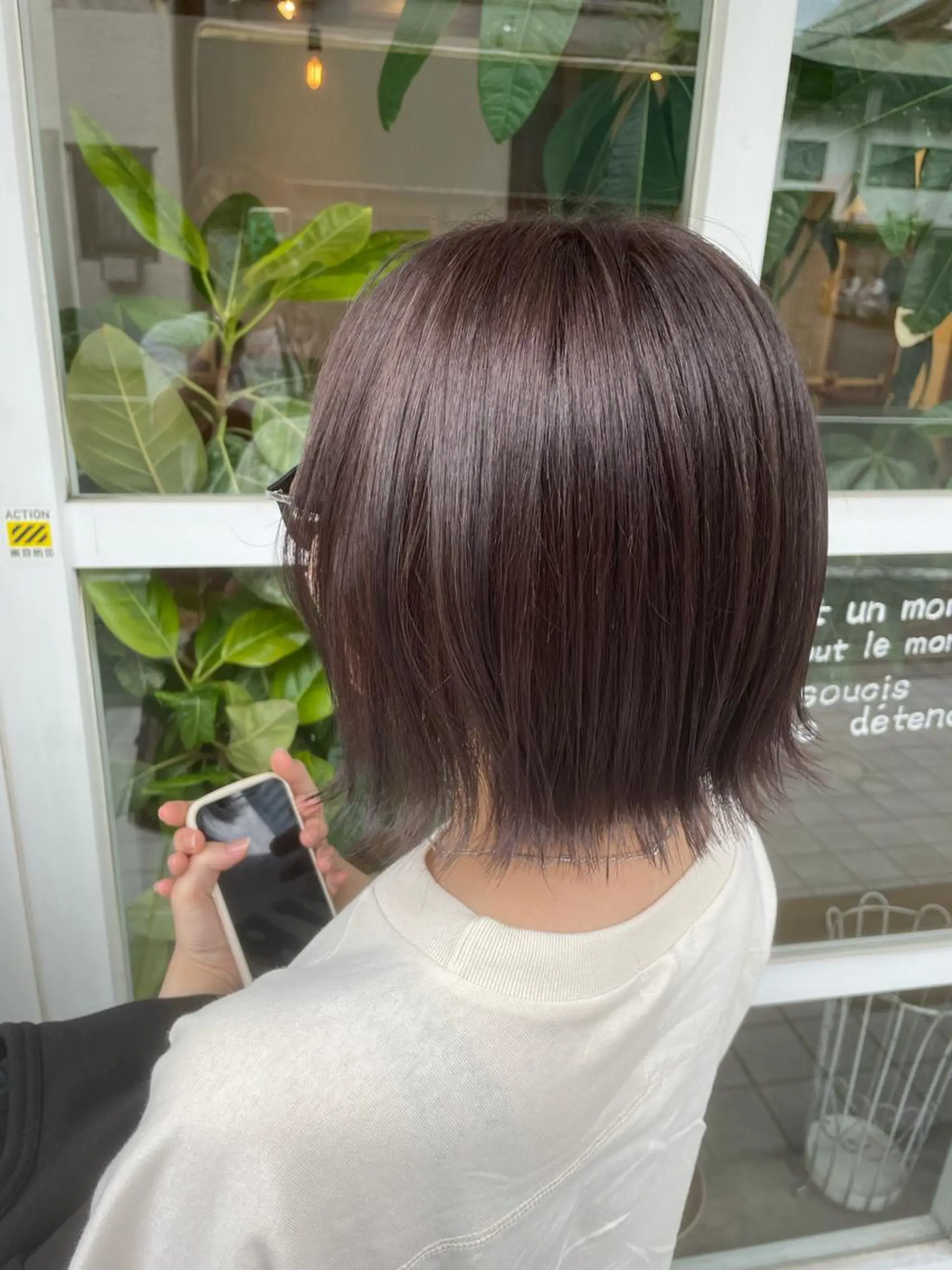 ショート カラー ヘアアレンジ ヘアカラー 鴫原 亜弥のヘアスタイル