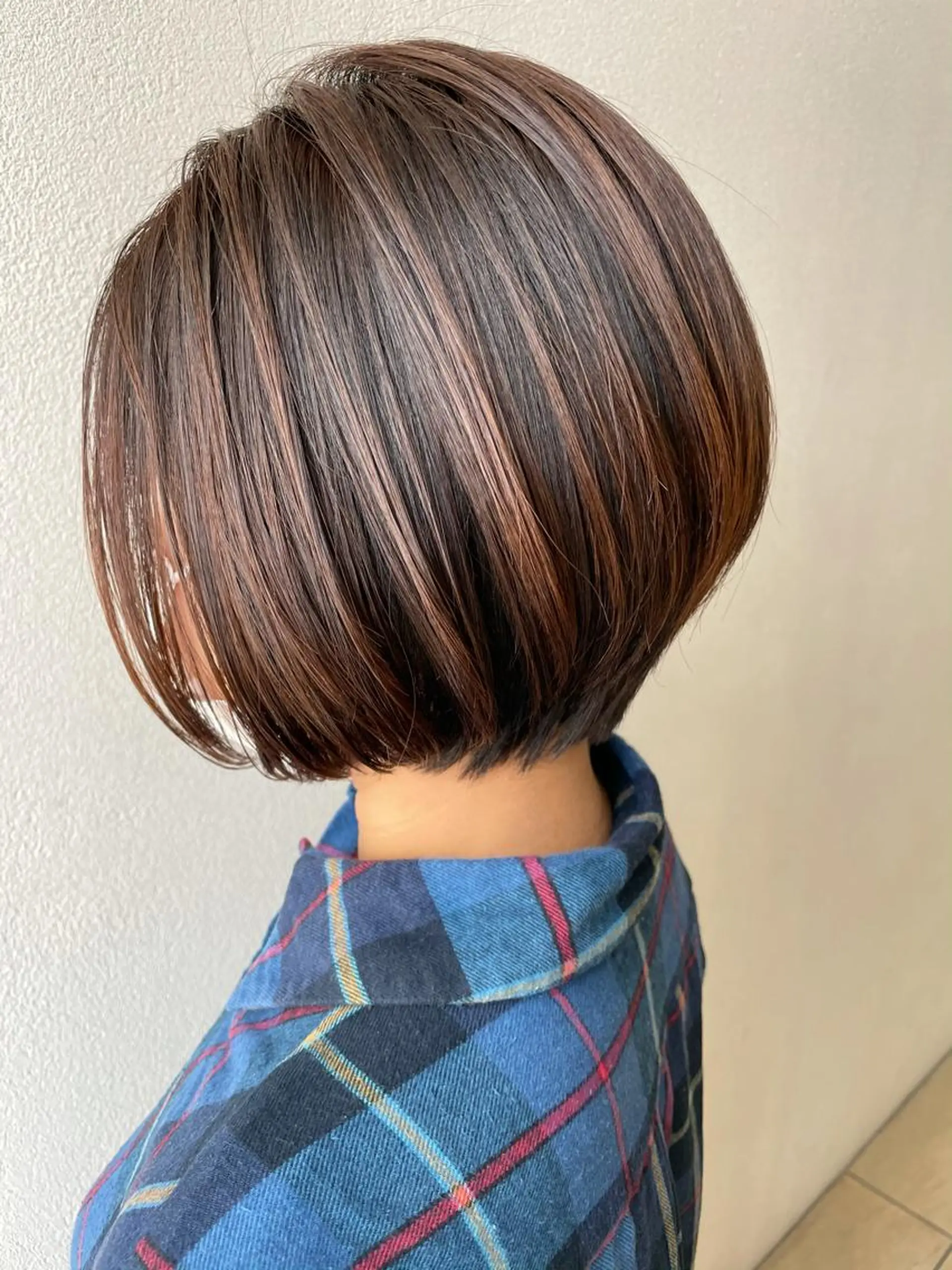 ショート ボブ 沢田 瞳のヘアスタイル