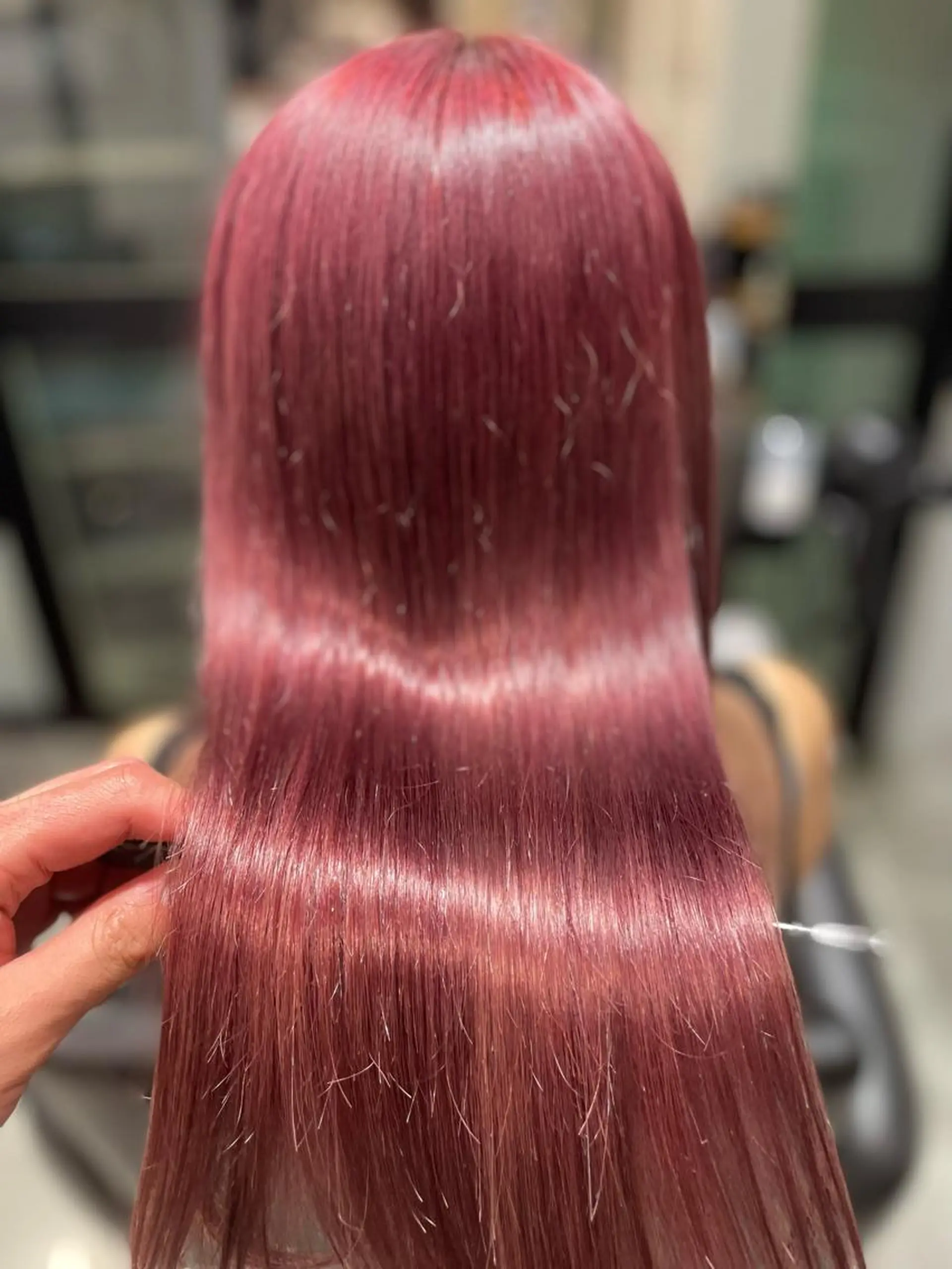 ミディアム 美髪矯正 Rioのヘアスタイル