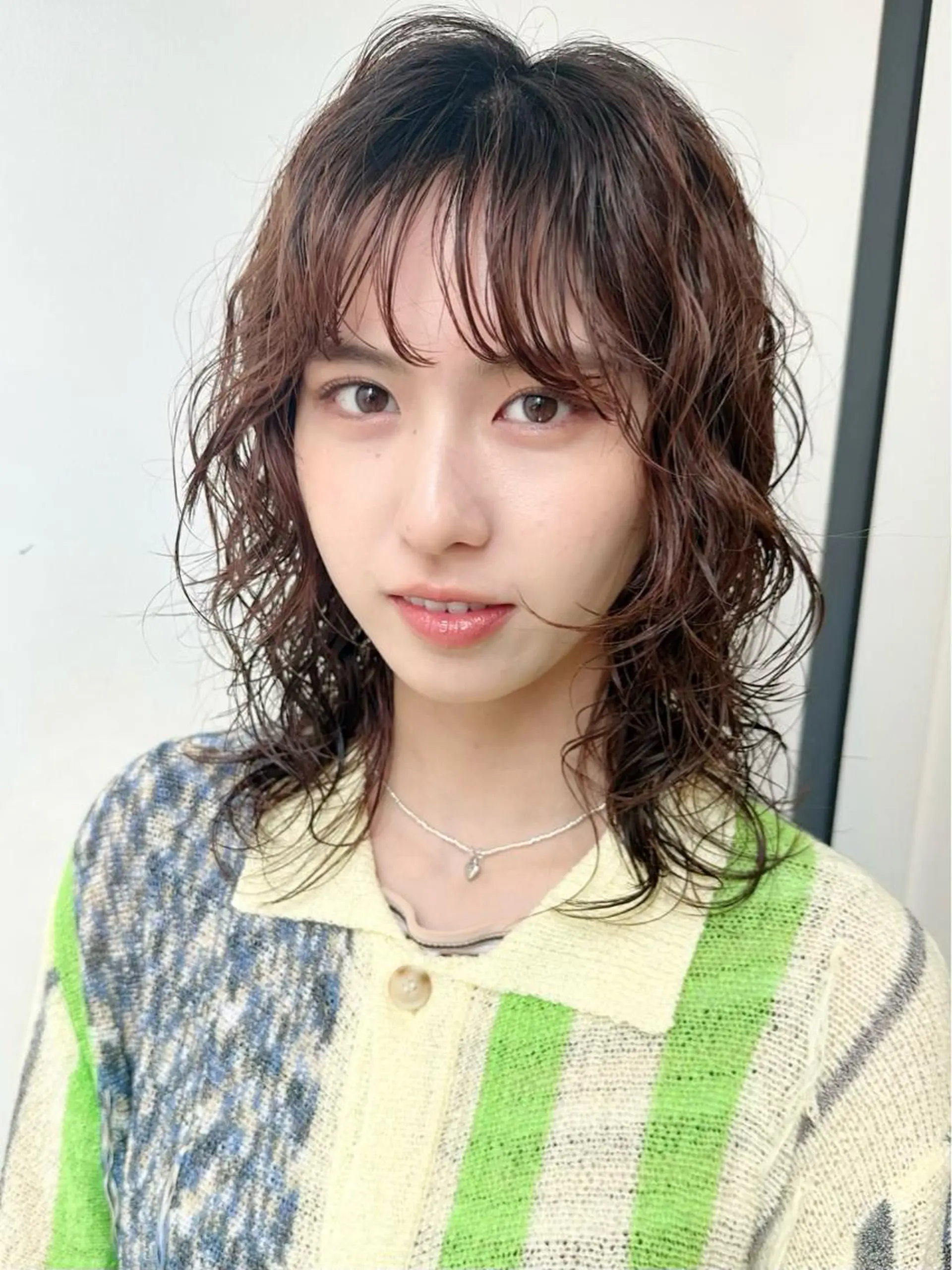 セミロング カラー カット パーマ トリートメント レイヤーカット/艶髪 ✨💭KIRARIのヘアスタイル