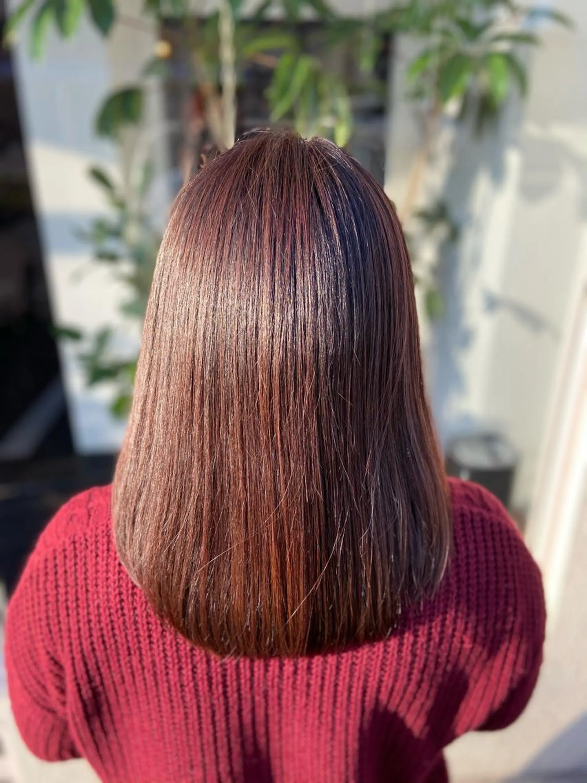 セミロング カラー ベージュカラー ピンクカラー ピンクベージュ ARK 武藤のヘアスタイル