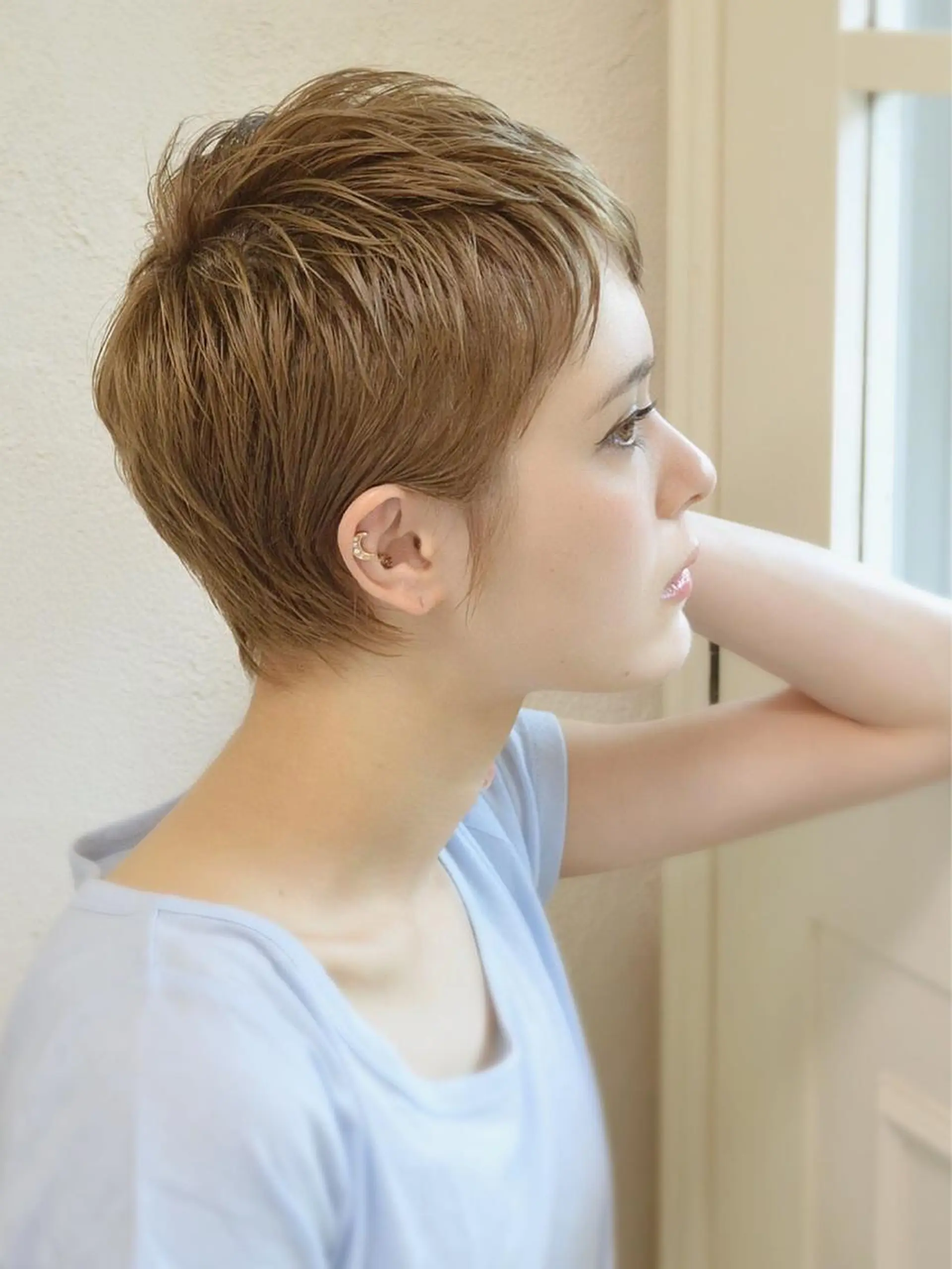 ショート カラー カット ヘアカラー 小顔ショート✁ ⁂Yukari⁂のヘアスタイル