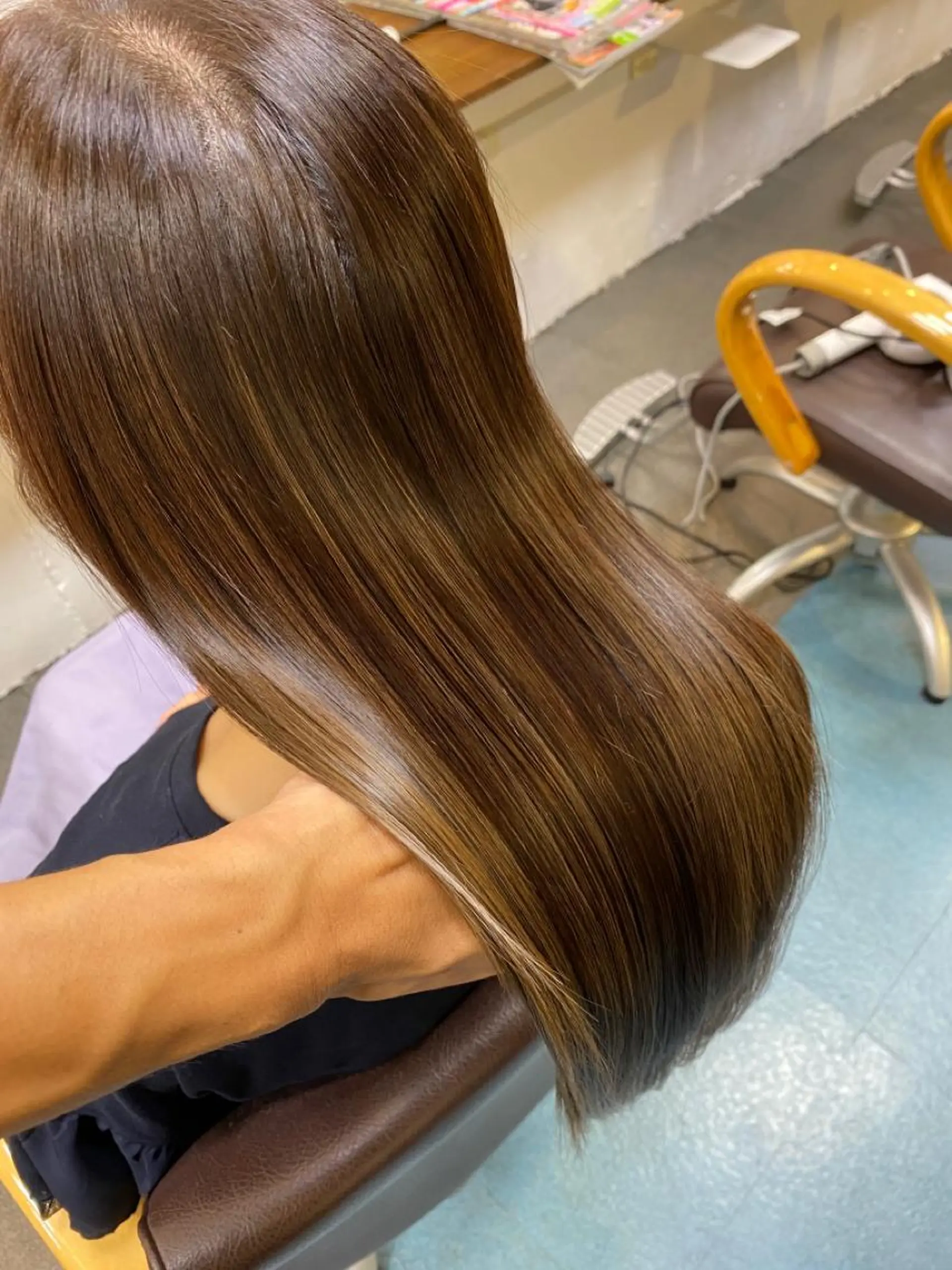 ロング カラー 髪質改善 トリートメント カット トリートメント 【髪質改善】に特化 オリーブオイルクラブのヘアスタイル