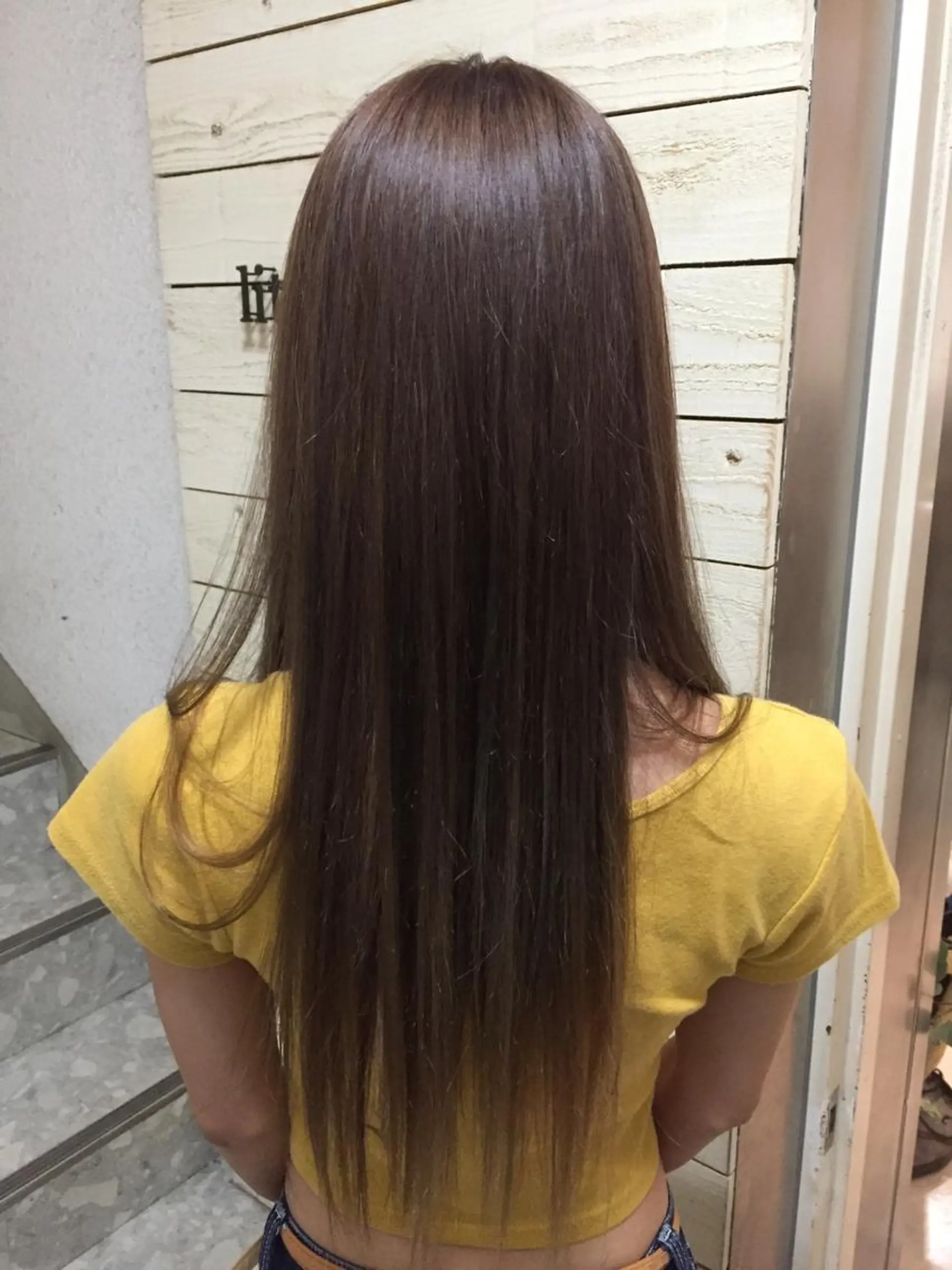 ロング カラー 透明感/ 美髪矯正/田中恭のヘアスタイル