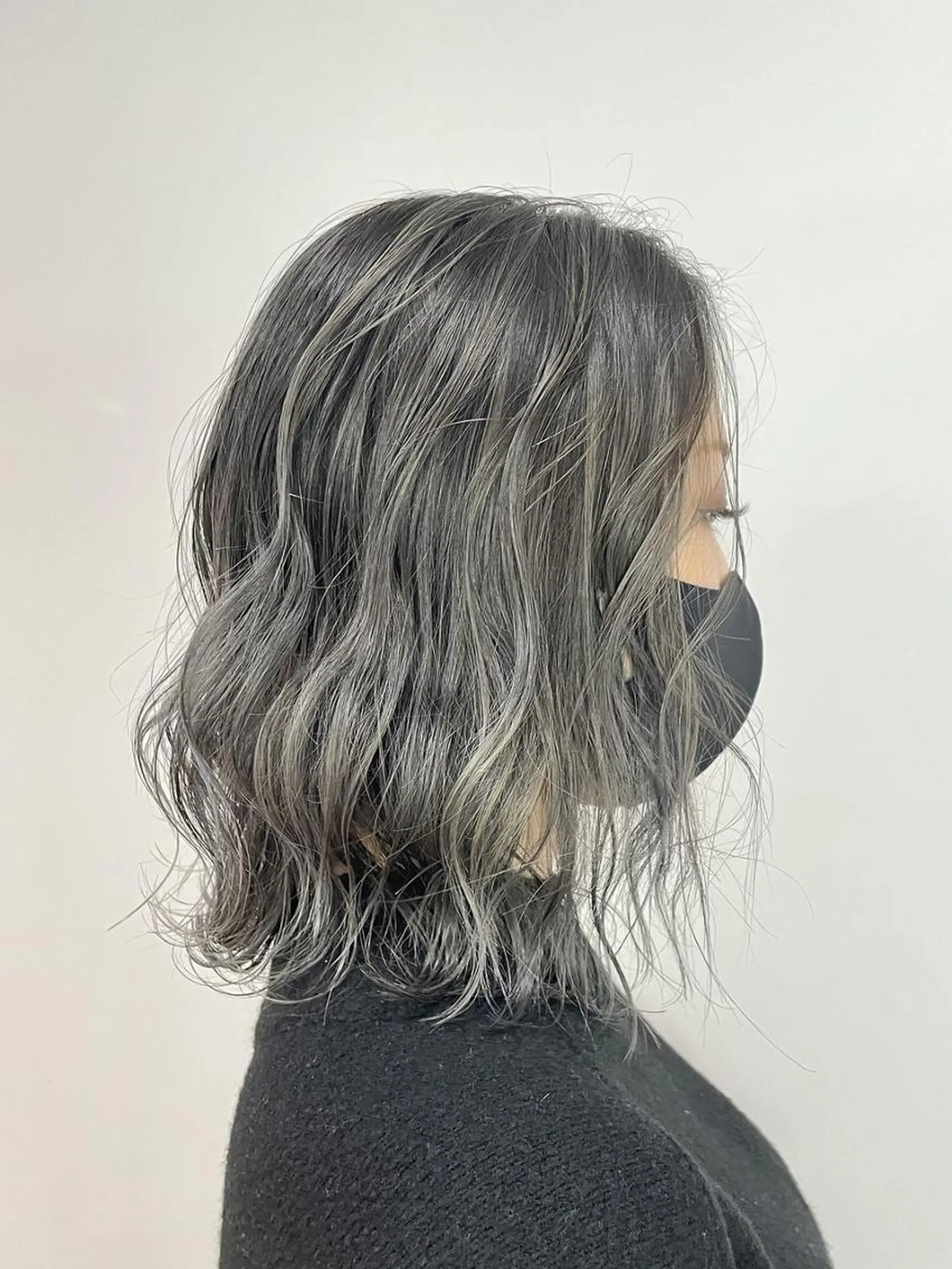 ミディアム カラー バレイヤージュ レイヤーカット ANGELICA JR奈良店のヘアスタイル