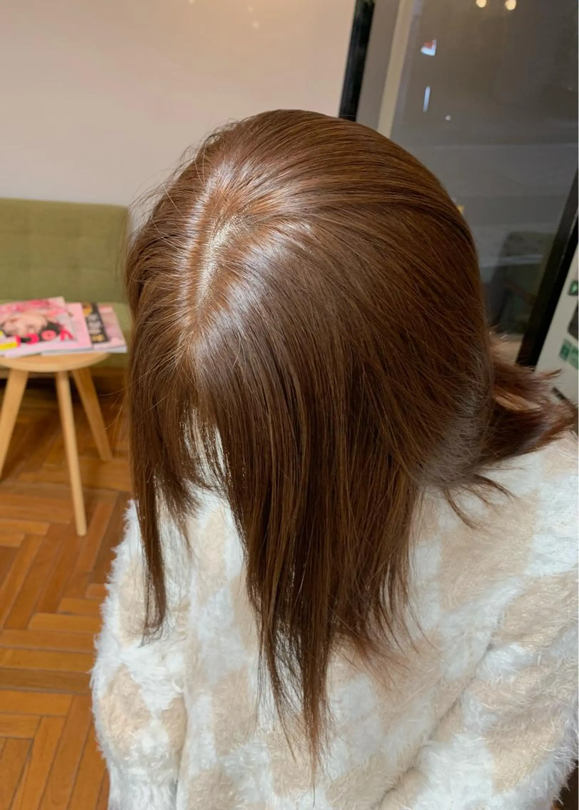 ミディアム カラー ベージュカラー ブリーチ ヘアカラー トリートメント 矢野 晃平のヘアスタイル