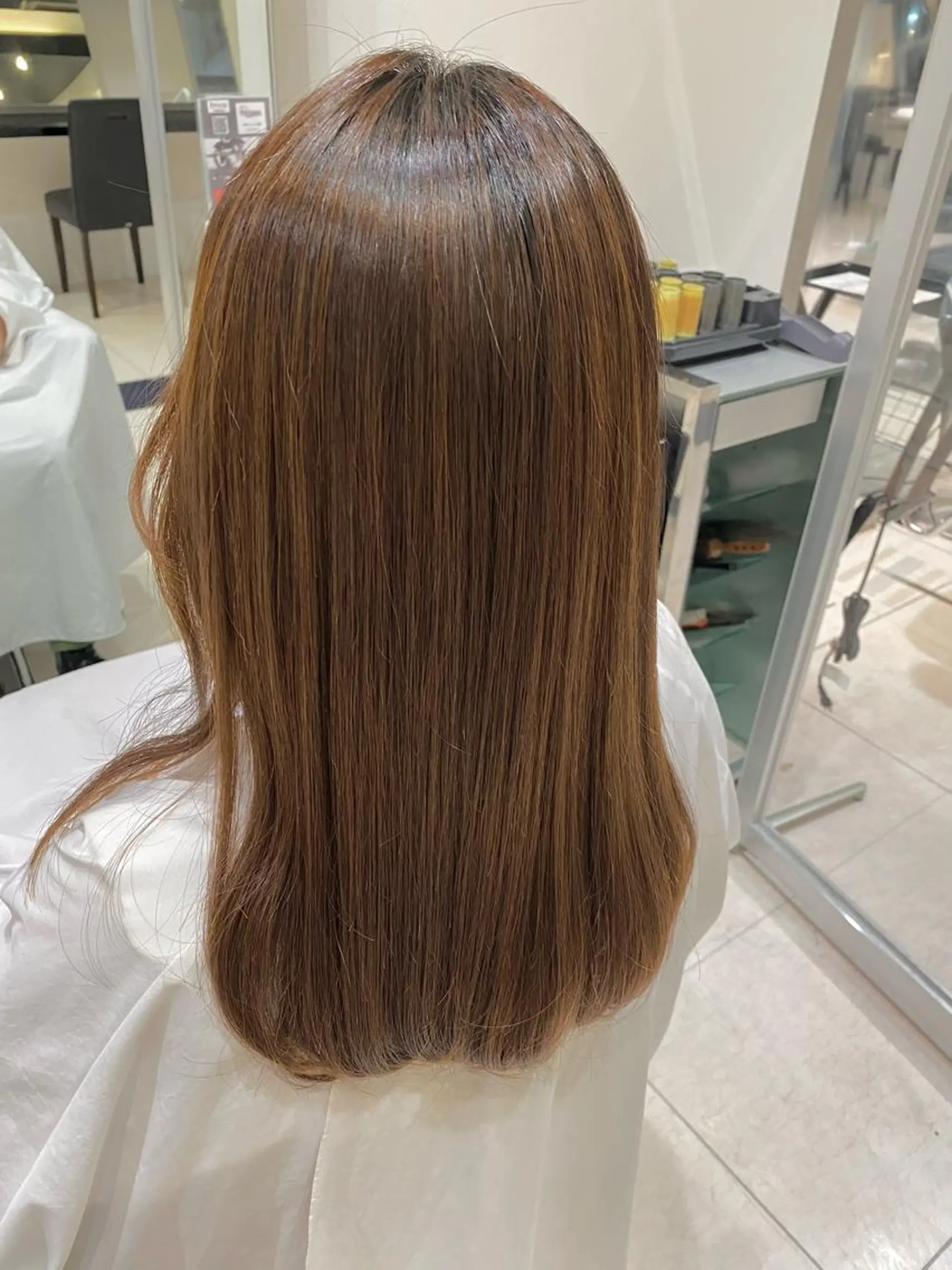 セミロング 谷町/Le'a /竹原しおなのヘアスタイル