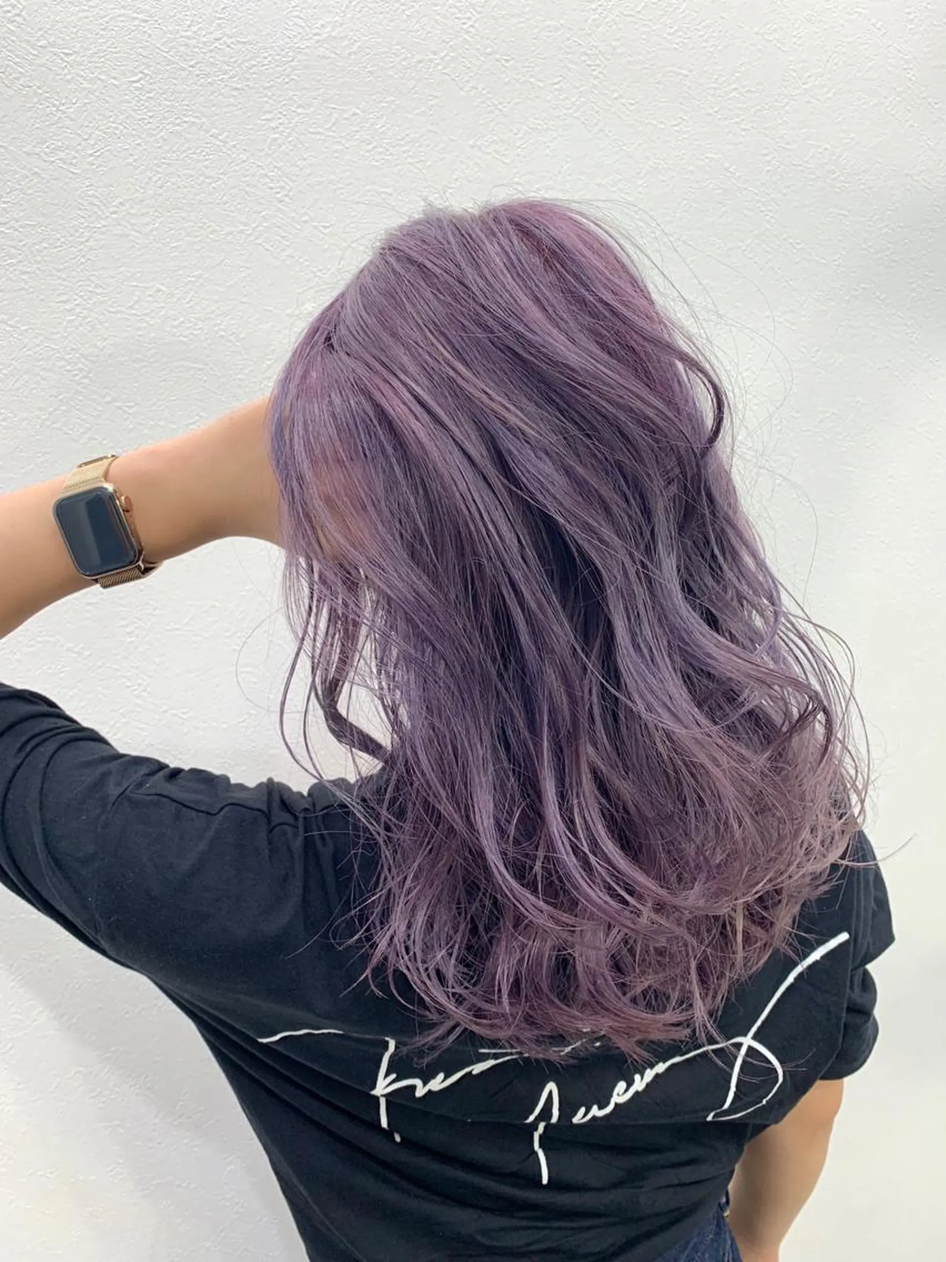 ロング カラー ヘアカラー トリートメント 酸性ストレート/ブリ ーチなし/中村 匠のヘアスタイル