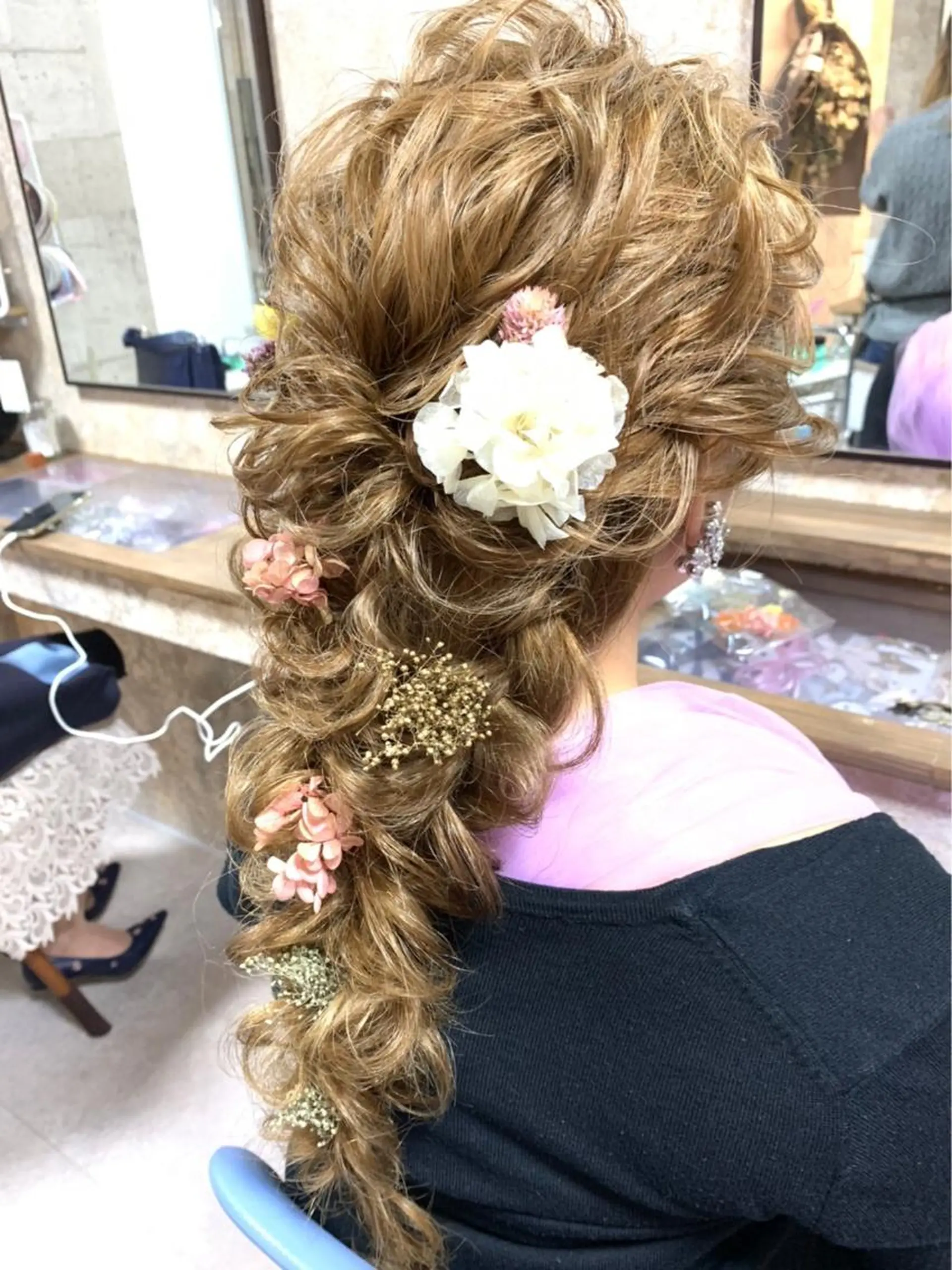 ロング ヘアアレンジ Achieve 三ノ宮のヘアスタイル