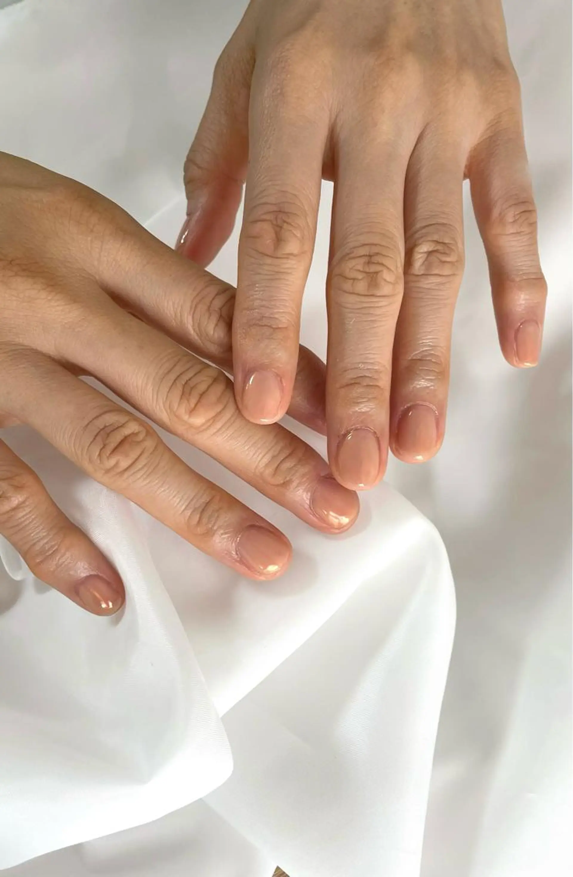 ネイル オーロラネイル オレンジ reika .のネイルデザイン