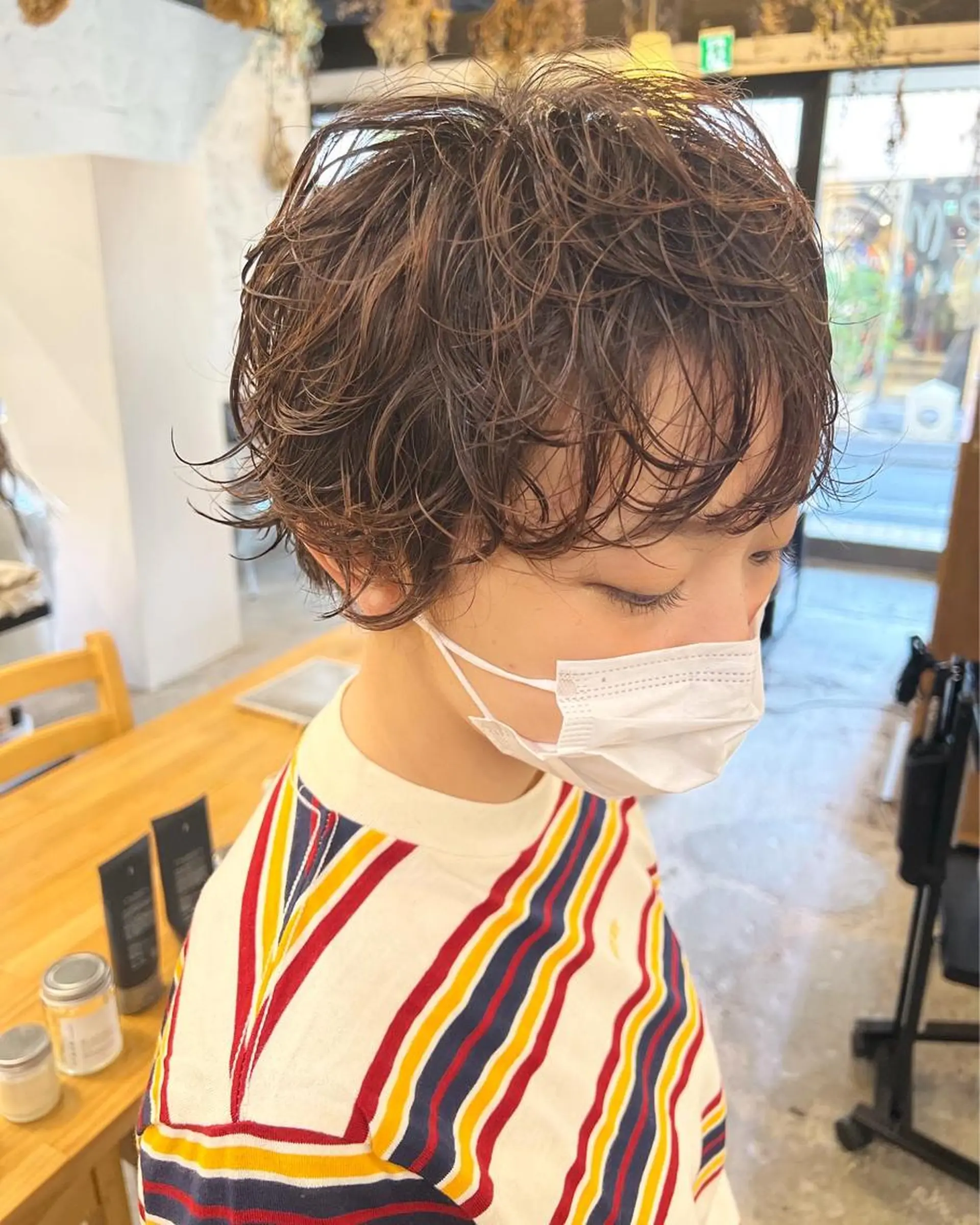 ショート パーマ カット ヘアカラー パーマ トリートメント 骨格診断🍃ショート /ショートボブ✨岡元のヘアスタイル