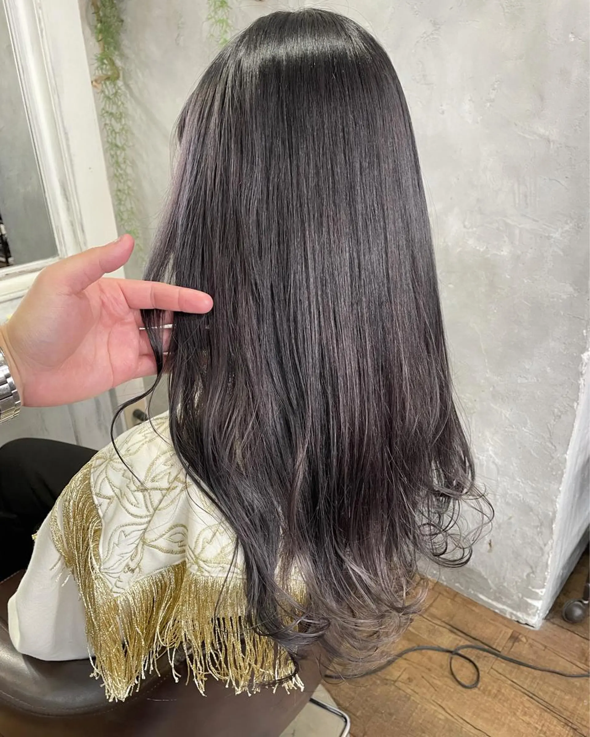 ロング カラー ヘアカラー トリートメント 遠藤 拓馬のヘアスタイル