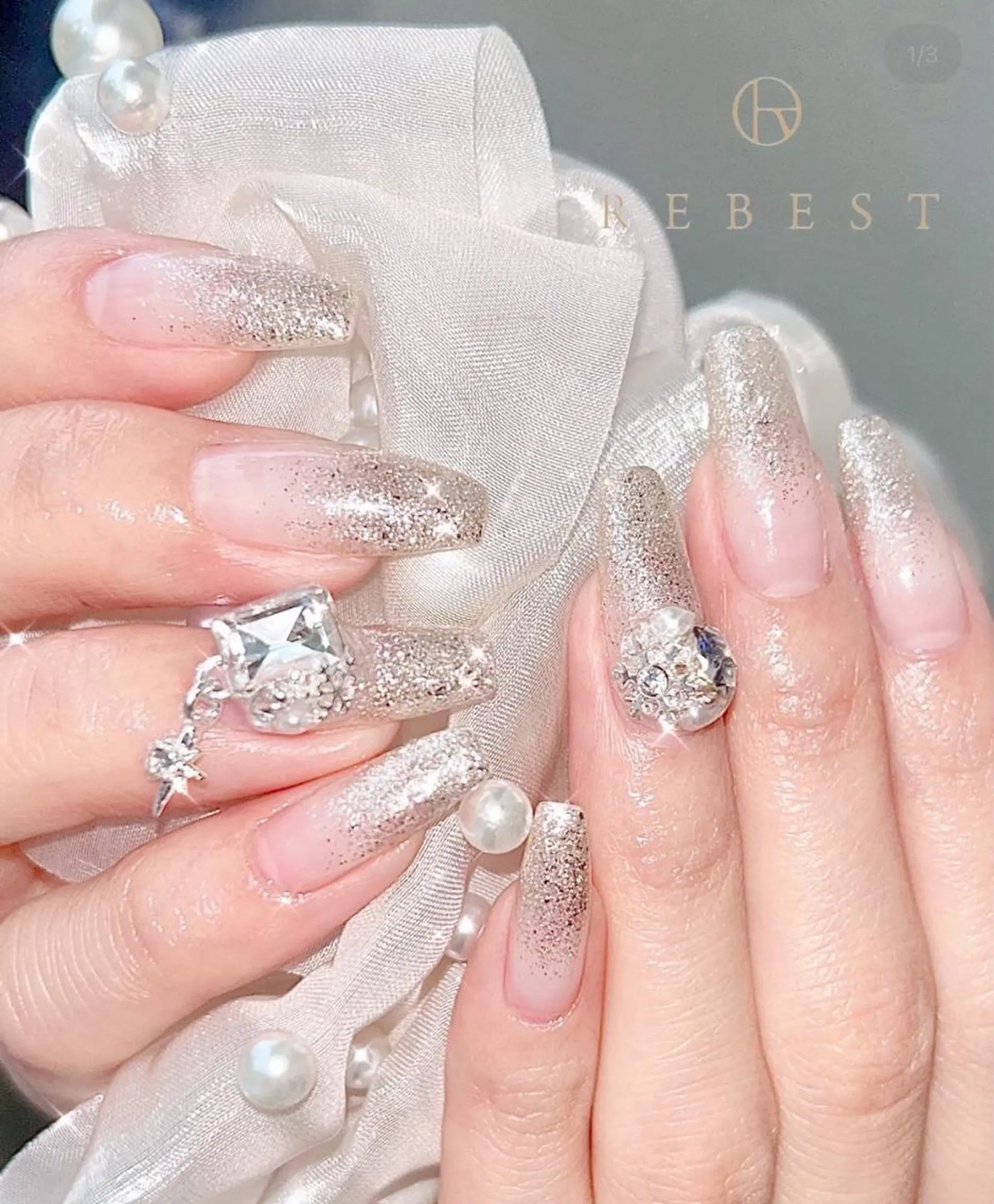 ネイル ❤️💛REBEST 京橋 nailのネイルデザイン