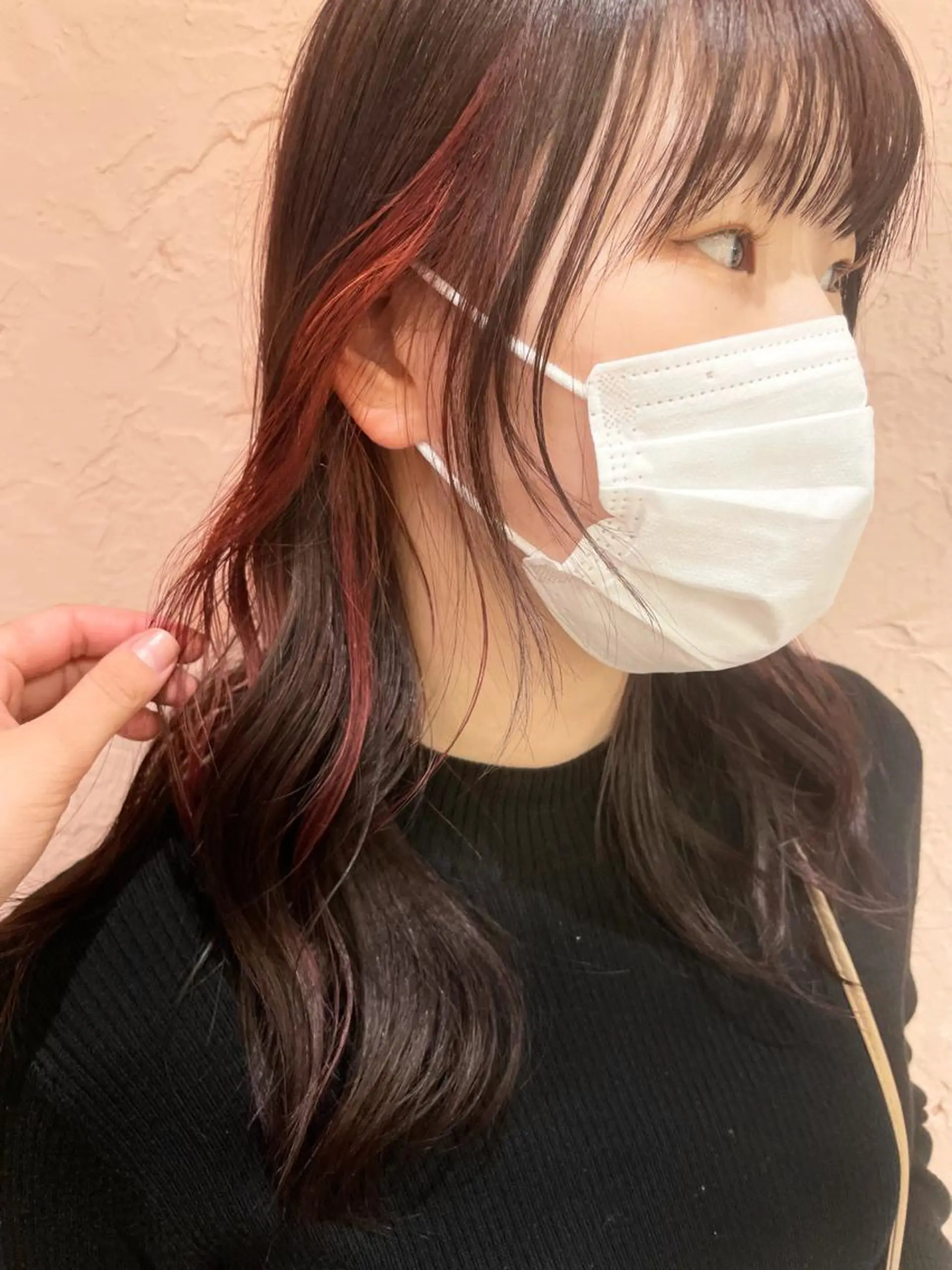ショート カラー ヘアアレンジ ヘアカラー 野町好花 レイヤー/髪質改善のヘアスタイル