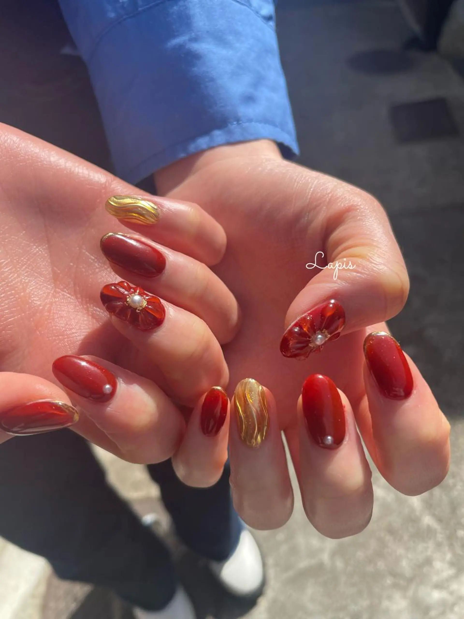 ネイル ハンドネイル Lapis *のネイルデザイン