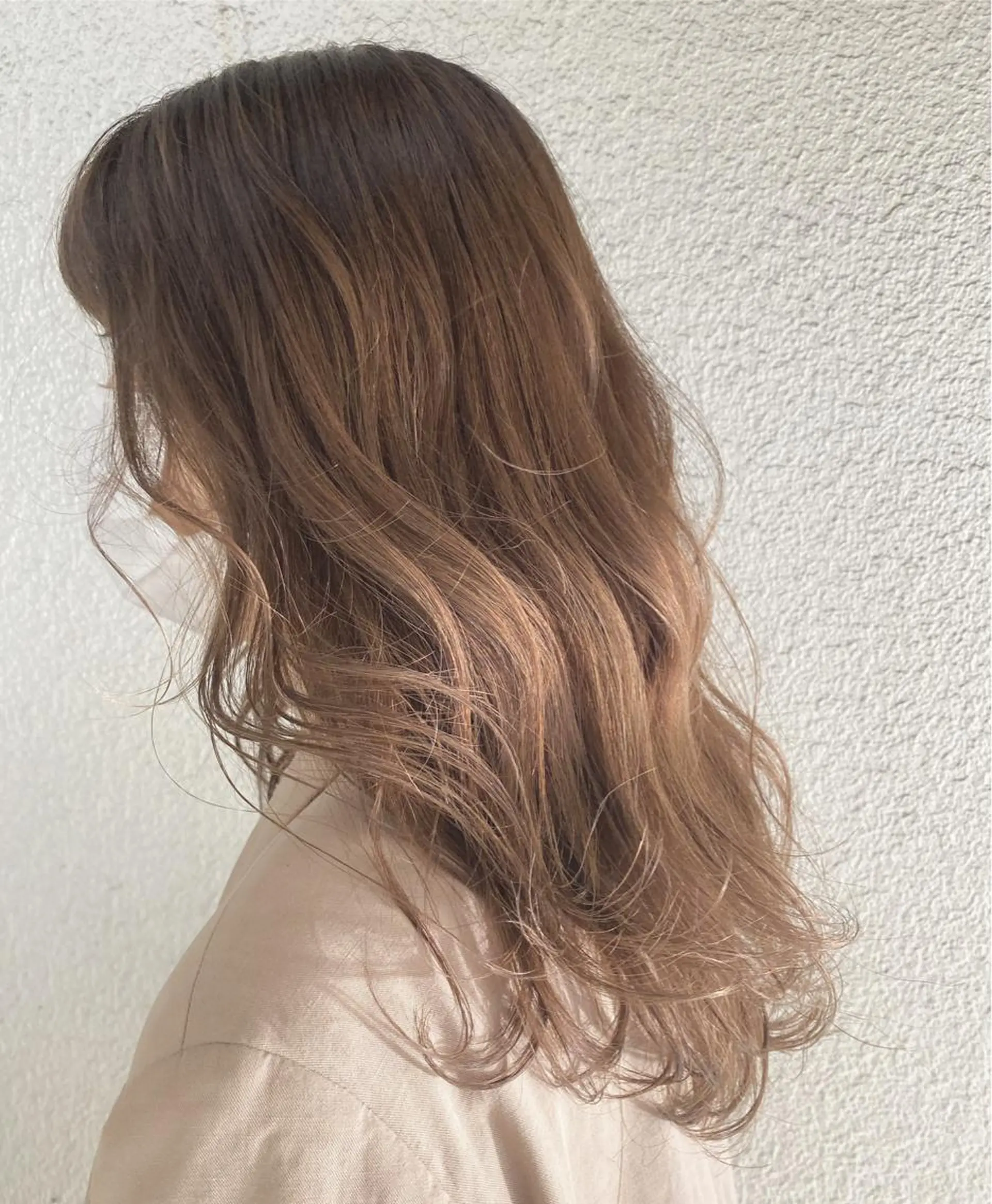 ロング カラー パーマ ヘアアレンジ メンズ キッズ ネイル マツエク・マツパ ベージュカラー グラデーションカラー ナチュラル グラデーション カット ヘアカラー 🌈デザインヘア職人 Kaede🌈のヘアスタイル