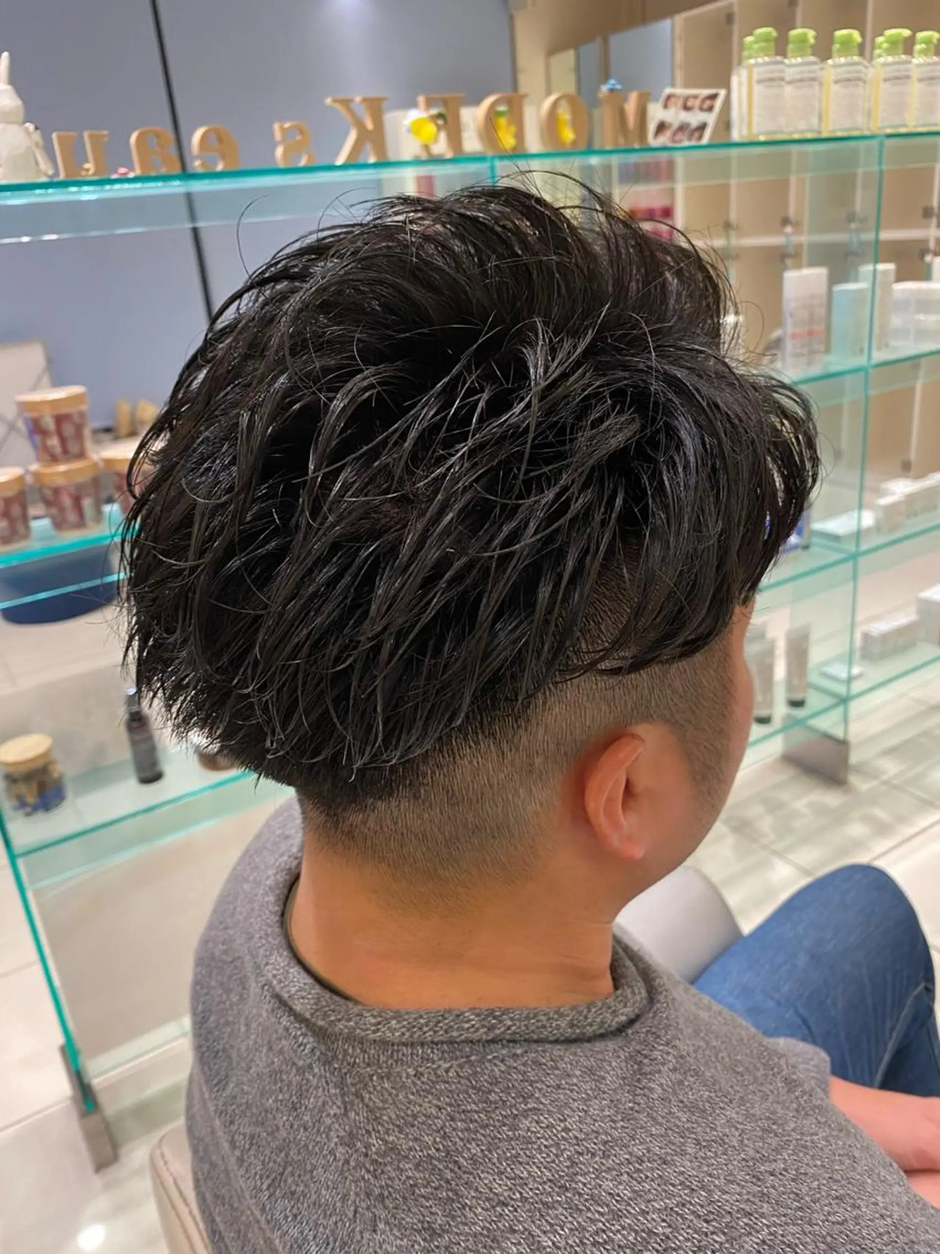 パーマ メンズ メンズパーマ 副店長ユウタのヘアスタイル
