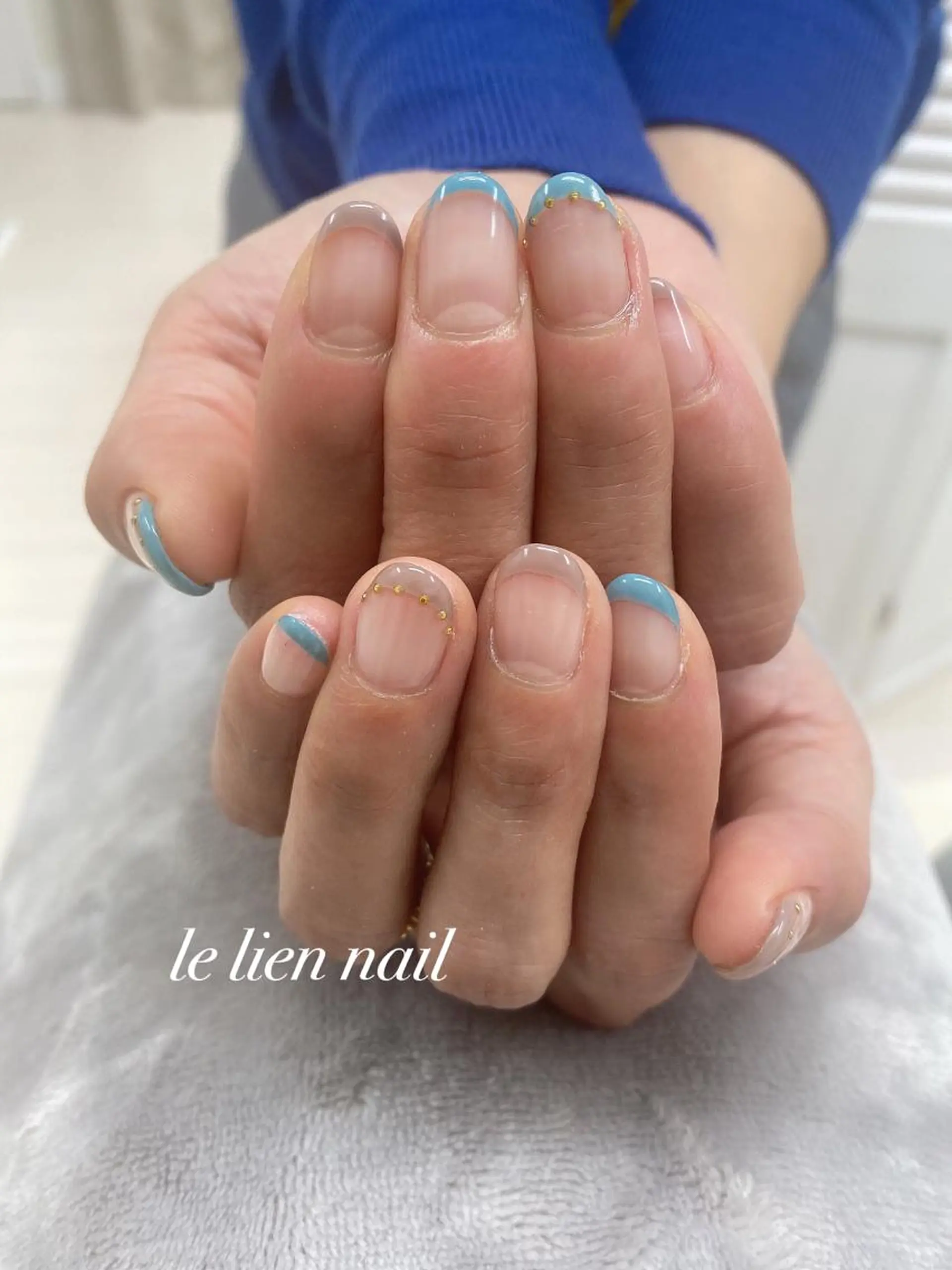 ネイル フレンチネイル le lien nailのネイルデザイン