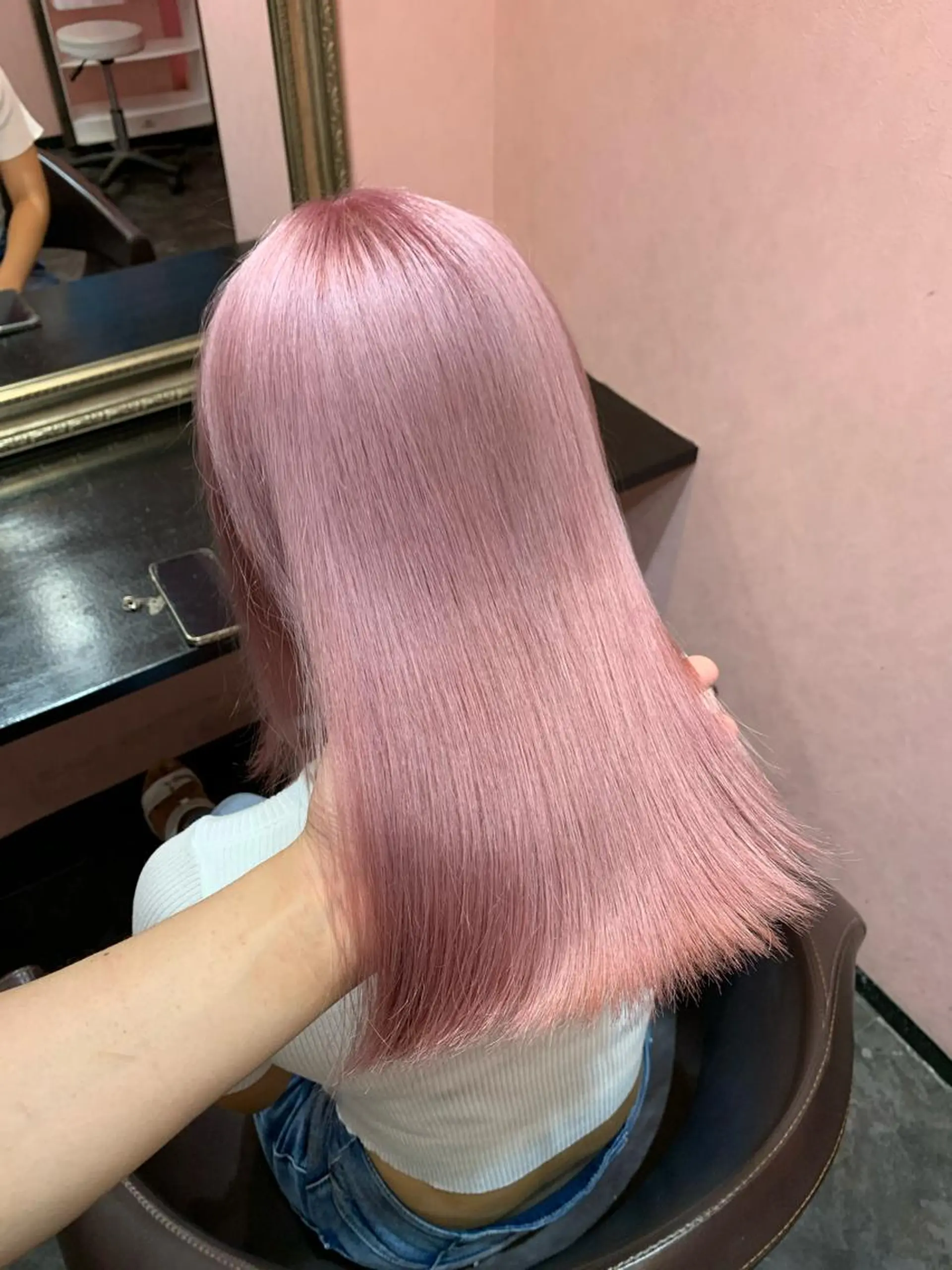 ミディアム ヘアカラー トリートメント S.SWEET 河原町店のヘアスタイル