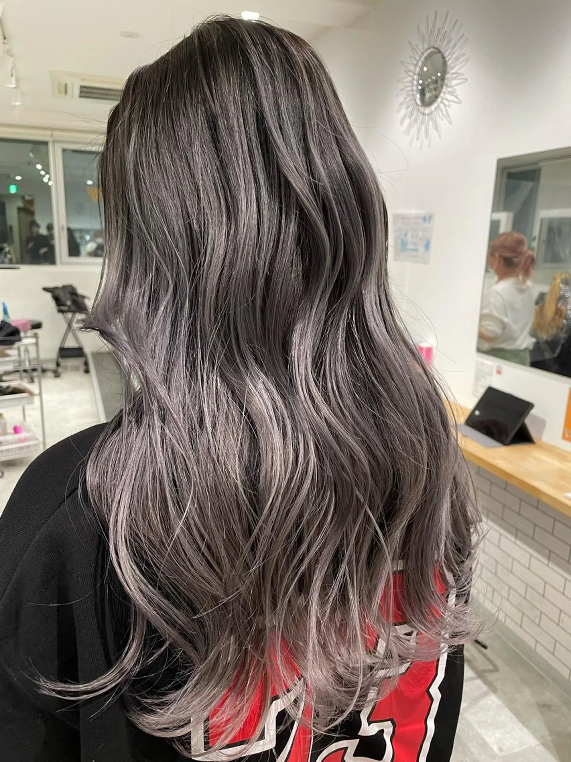 ロング カラー 京都美容師 塩のヘアスタイル