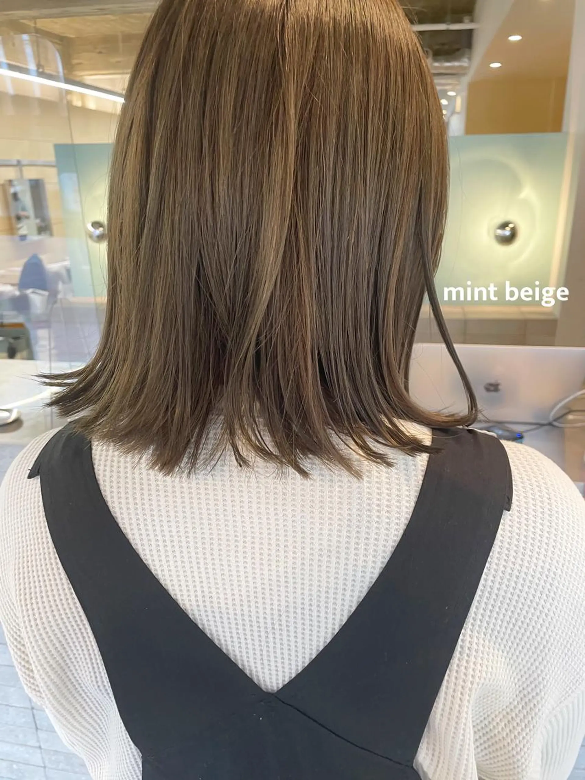 ミディアム カラー パーマ メンズ cipre miyabiのヘアスタイル