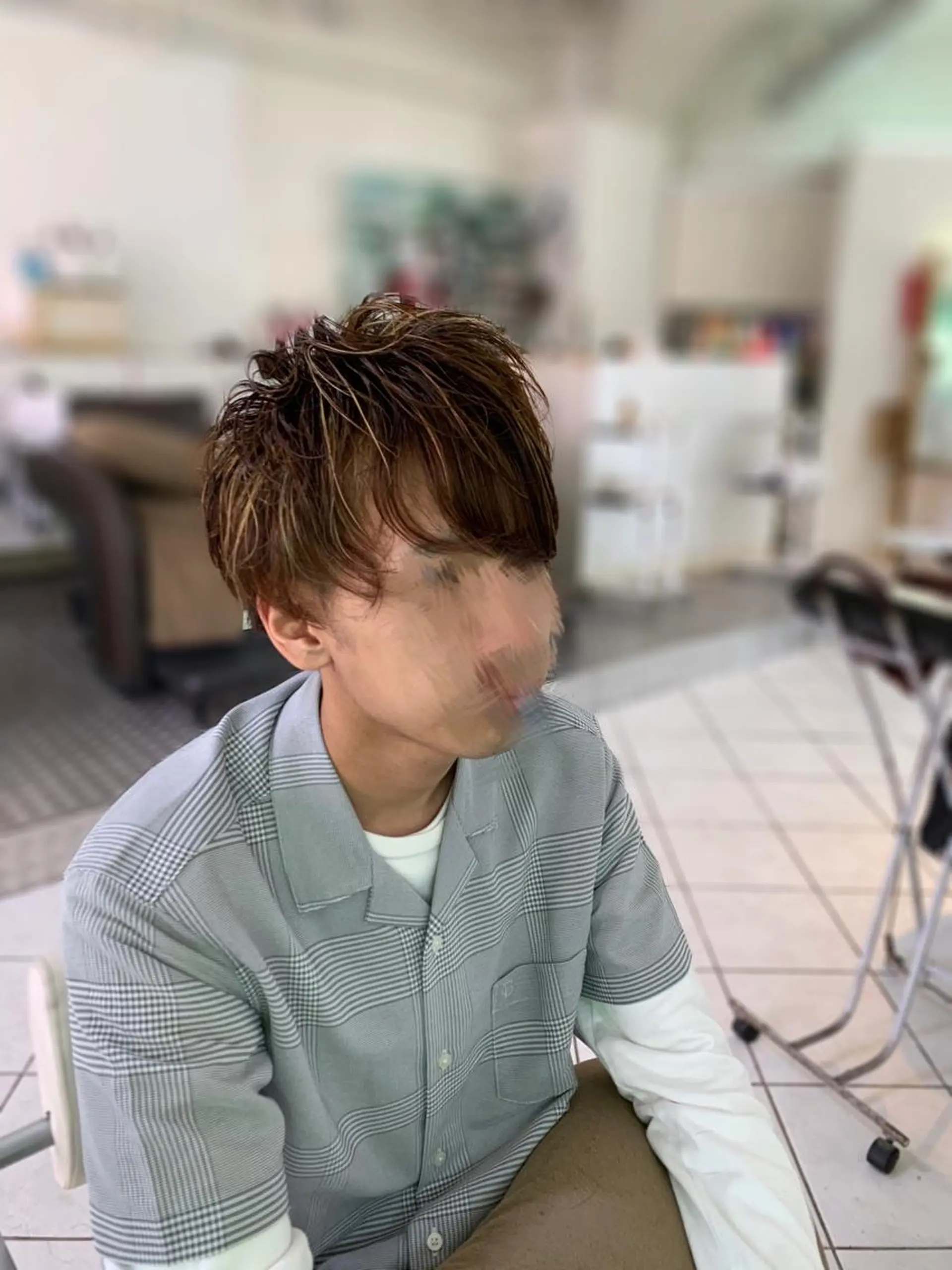 ショート カラー パーマ メンズ カット トリートメント ~増田 勇輝~のヘアスタイル