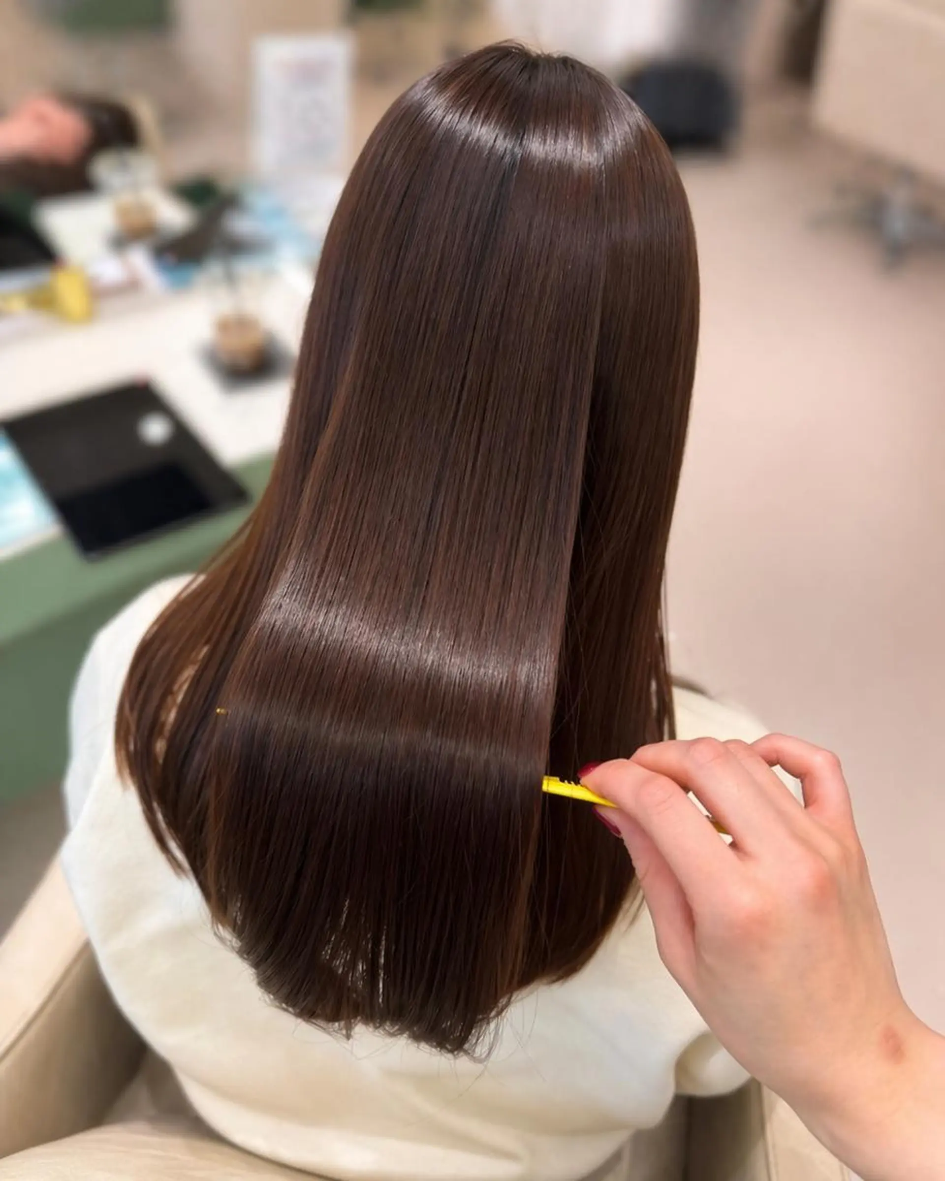 ロング カラー カット ヘアカラー トリートメント 髪質改善/透明感カラ ー/Ayana 🍒のヘアスタイル