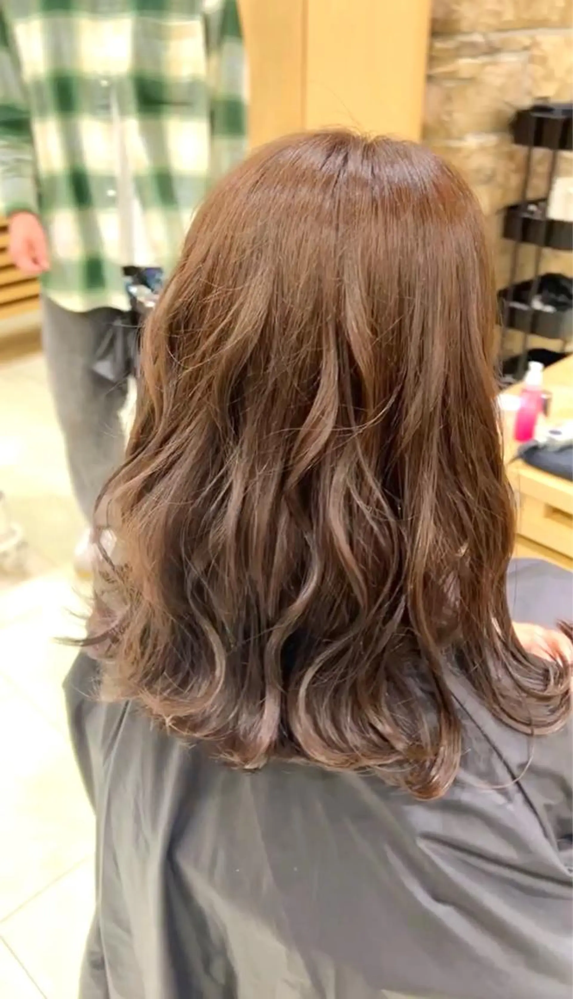 ロング カラー ブラウンカラー モカブラウン メンズカット松戸/韓 国/メンズパーマ航太のヘアスタイル