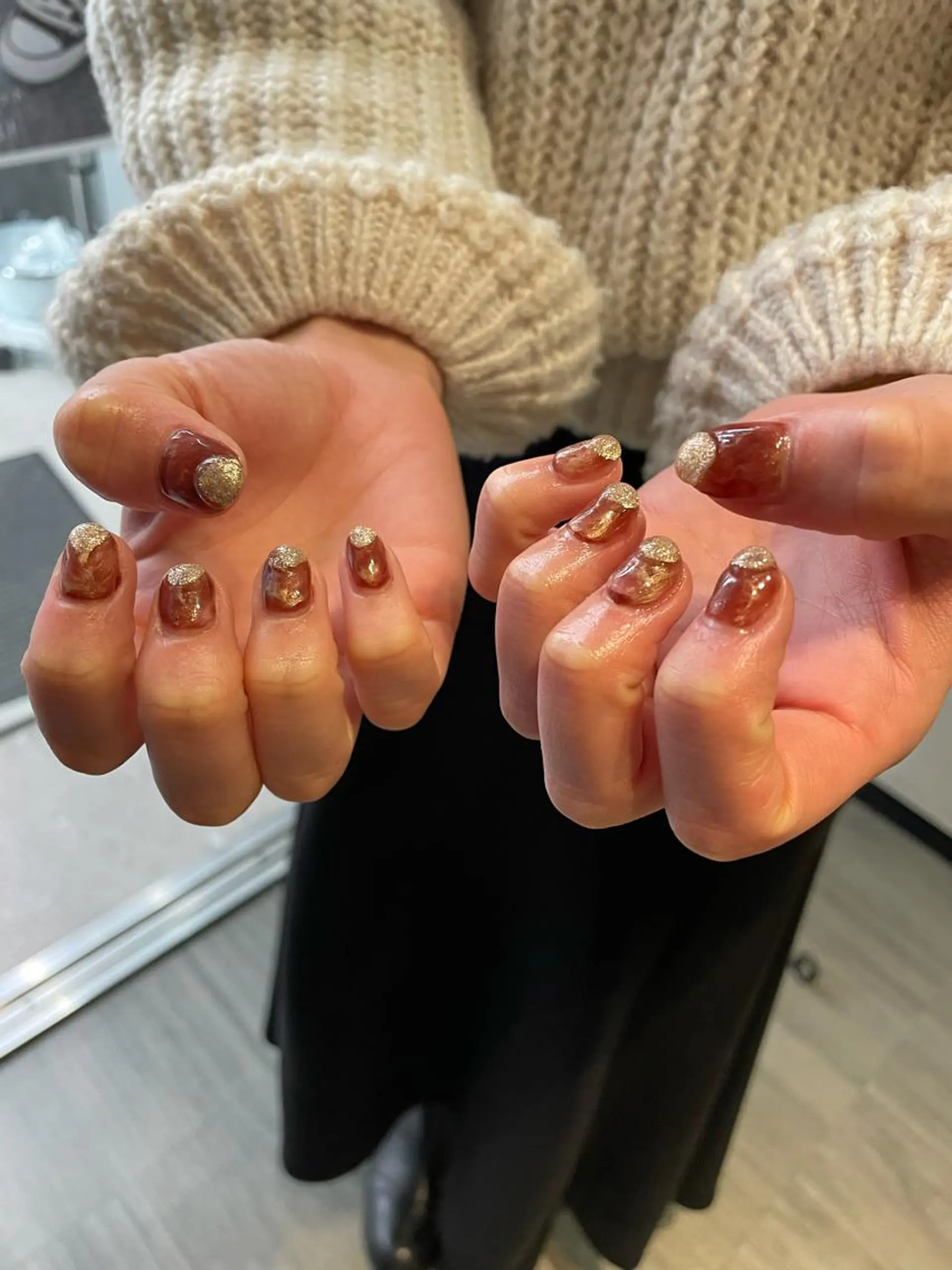 ネイル 束感まつ毛/ネイル/ LED♥KIRARAのマツエク・マツパデザイン