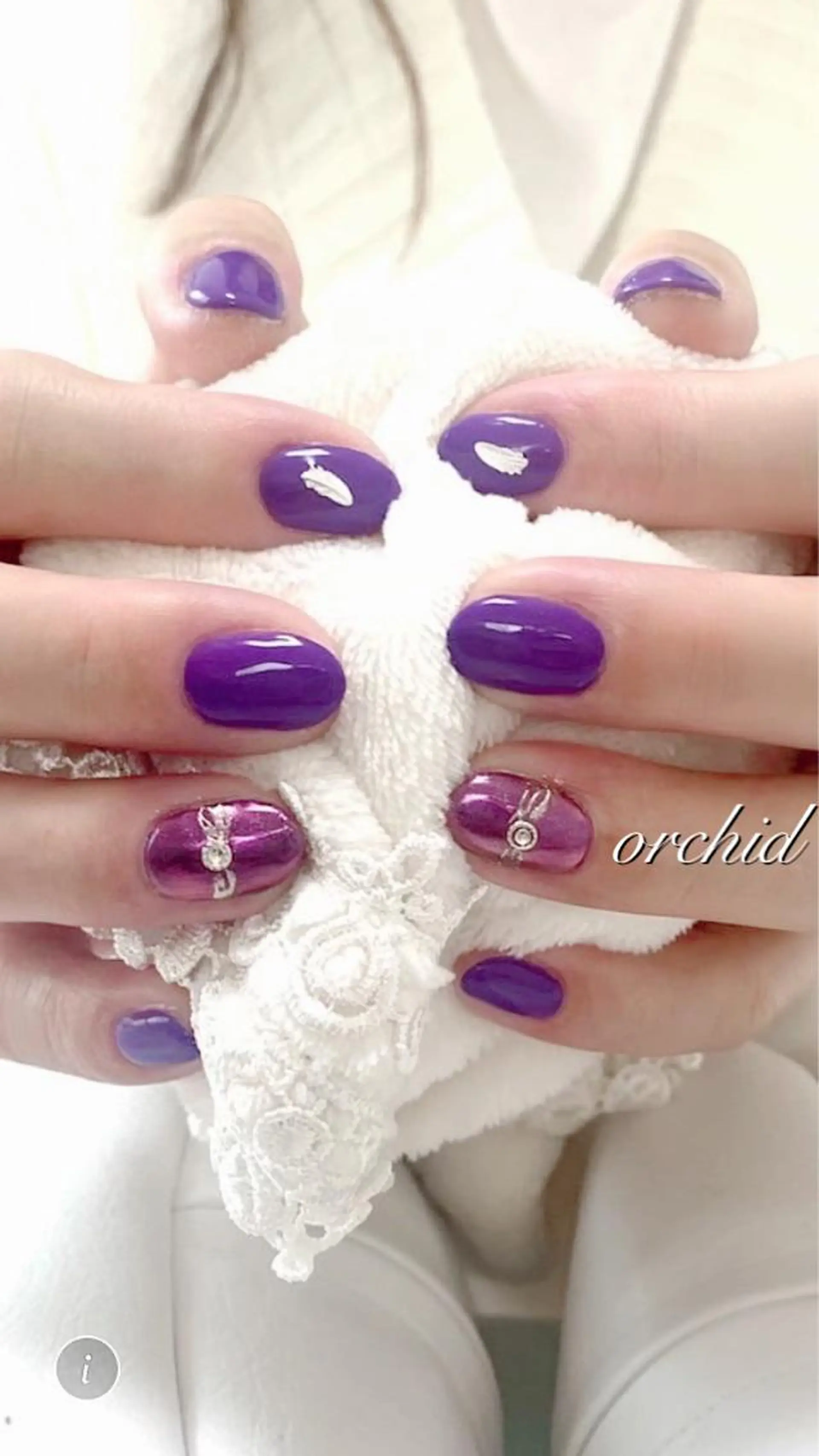 ネイル orchid ♡オーキッドのネイルデザイン