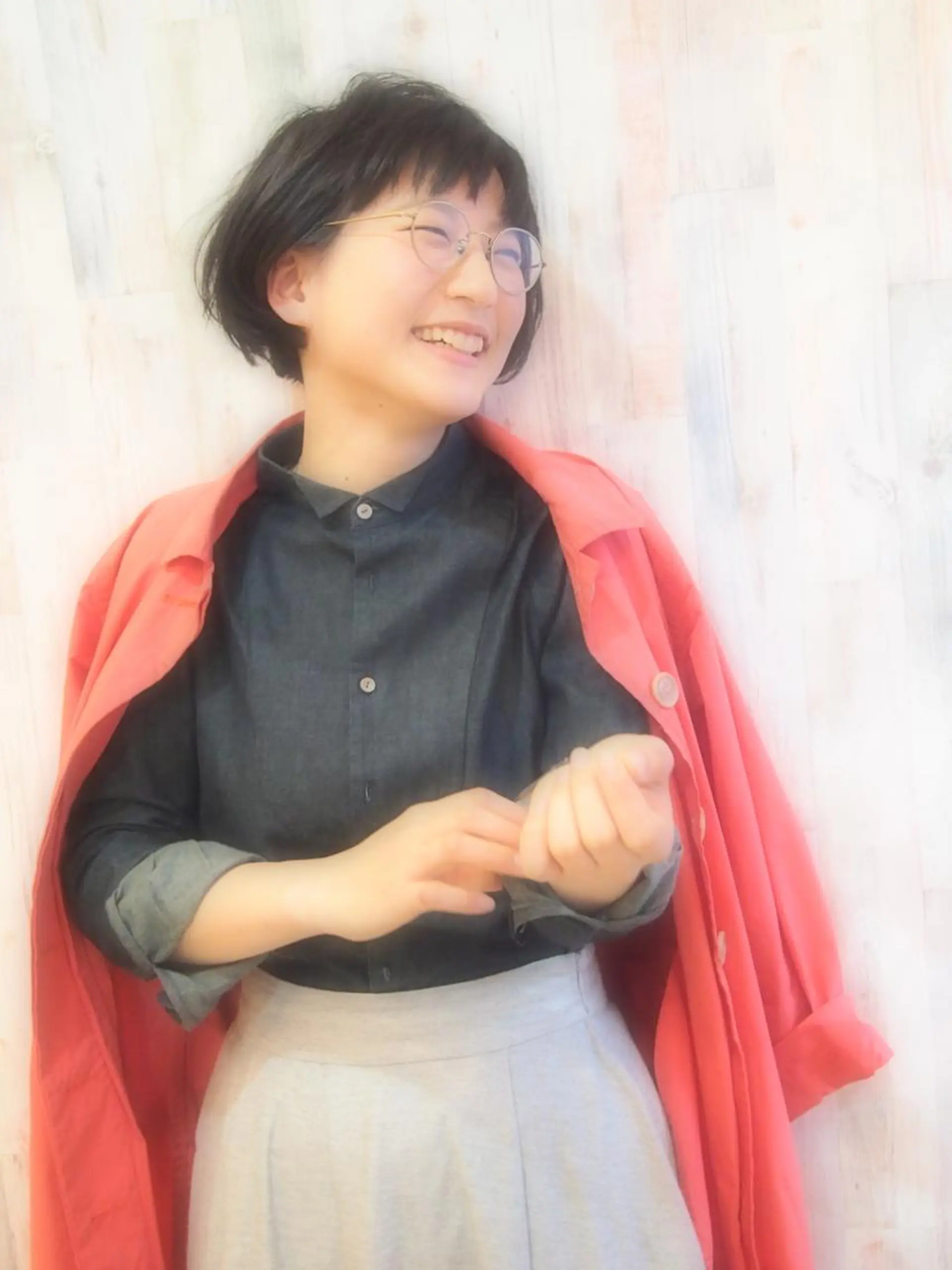 ショート ショートボブ ボブ ショートヘア newi saLyu 片岡ふきのヘアスタイル