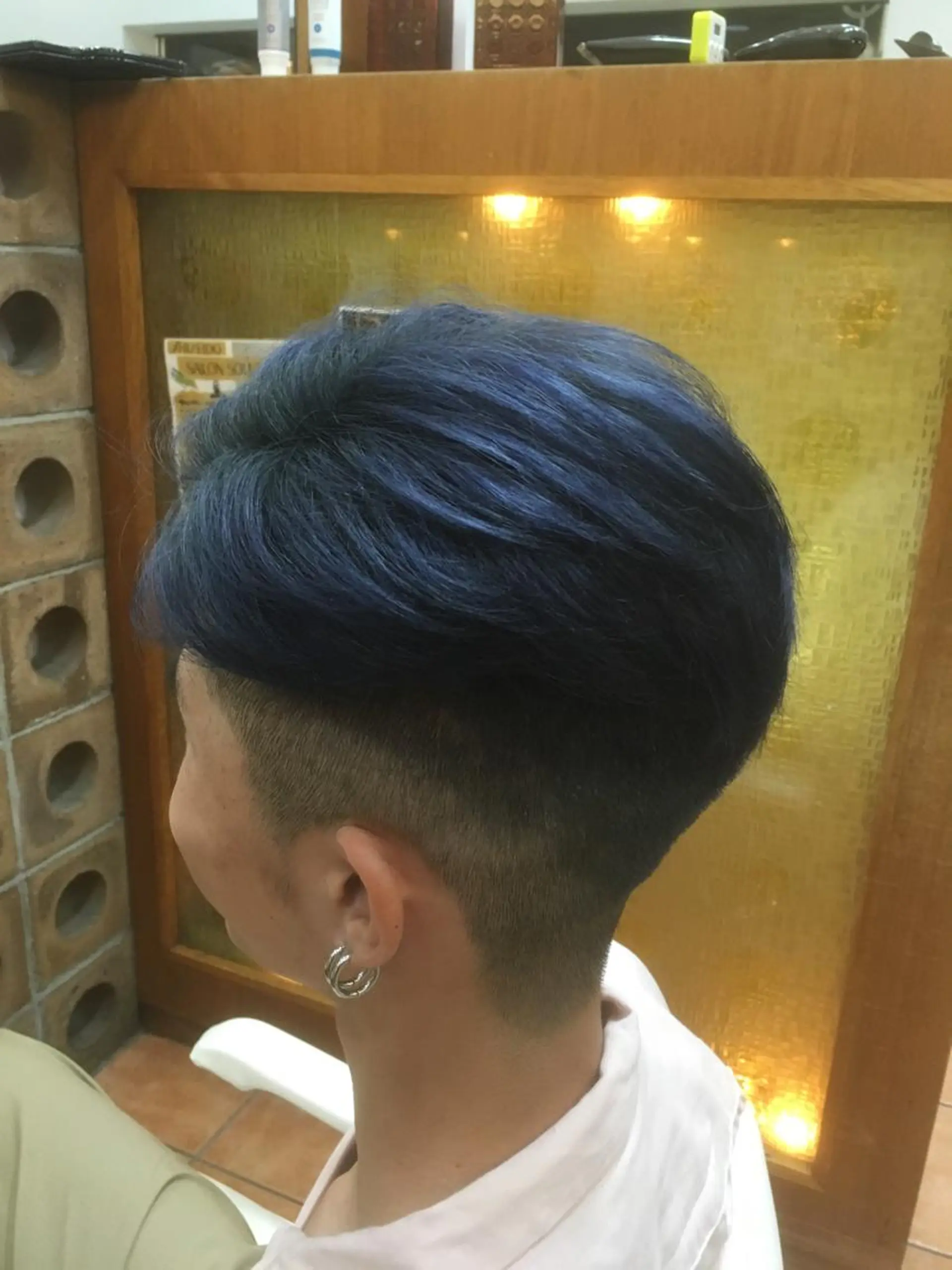 ショート カラー メンズ 白髪ぼかしハイライト 柳川拓哉のヘアスタイル