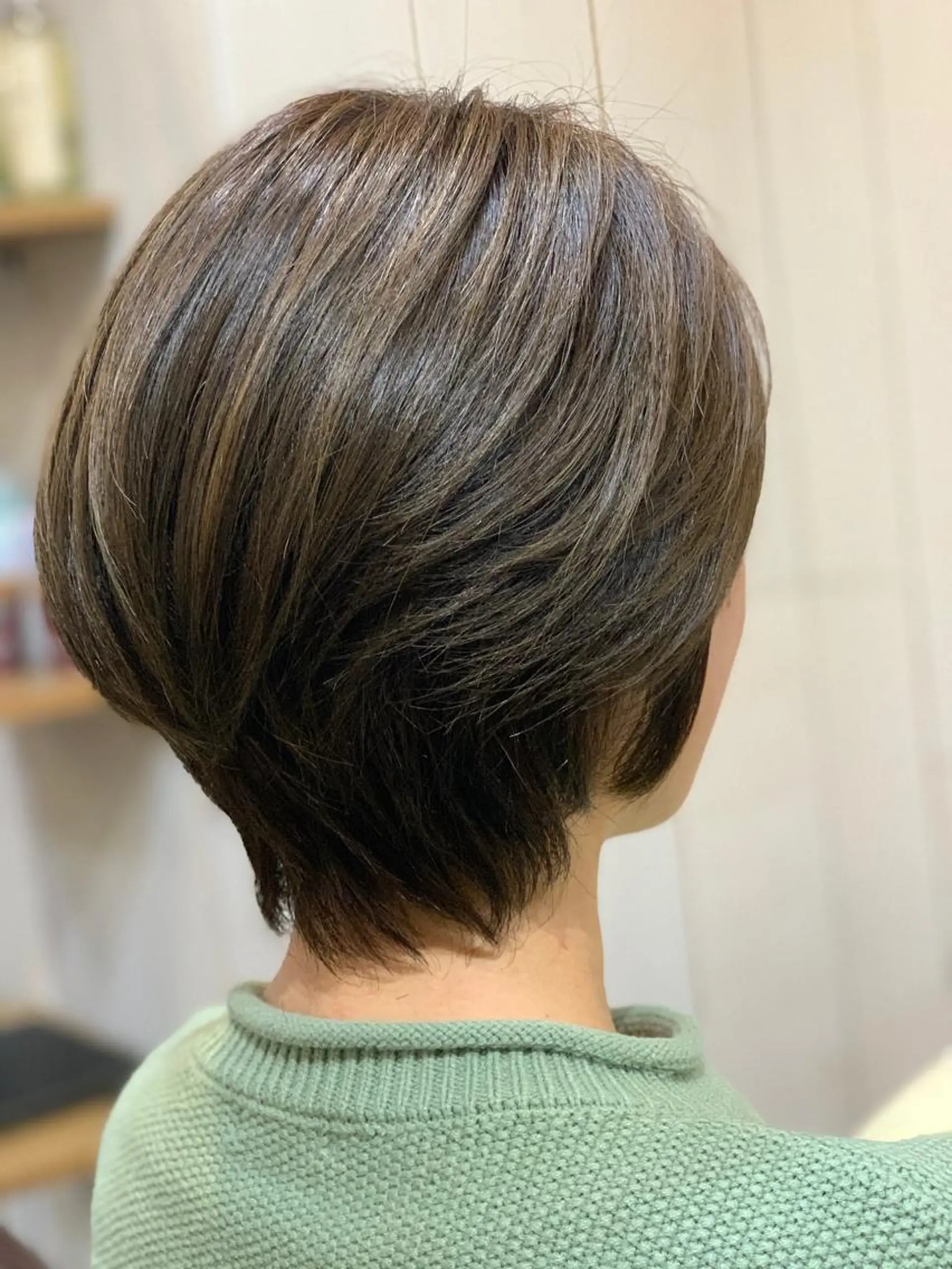 ショート カット ヘアカラー トリートメント 前井 正人のヘアスタイル