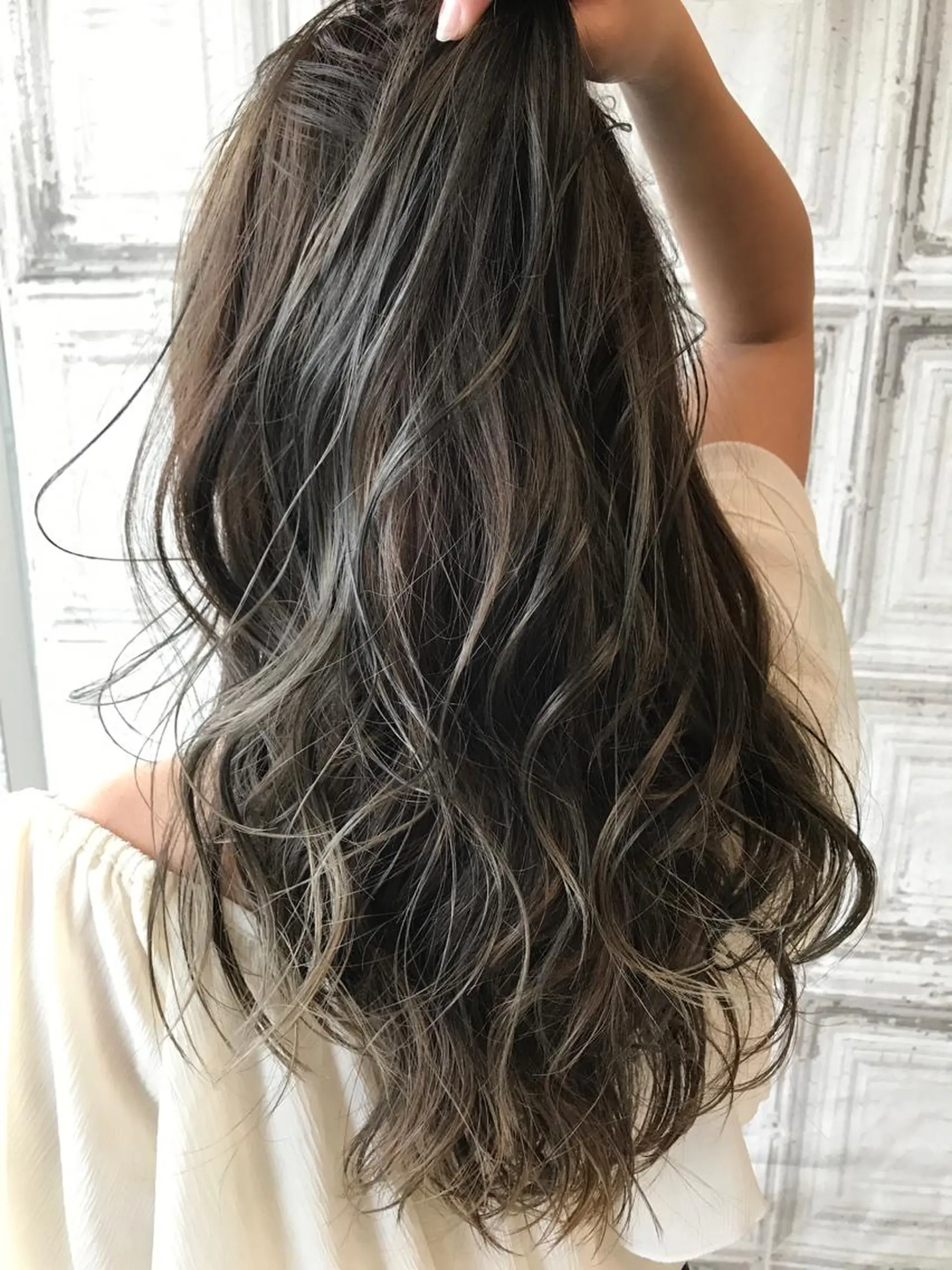 ロング カラー ハイライトカラー 外国人風カラー ハイライト 日比 貴大/ minim hairのヘアスタイル