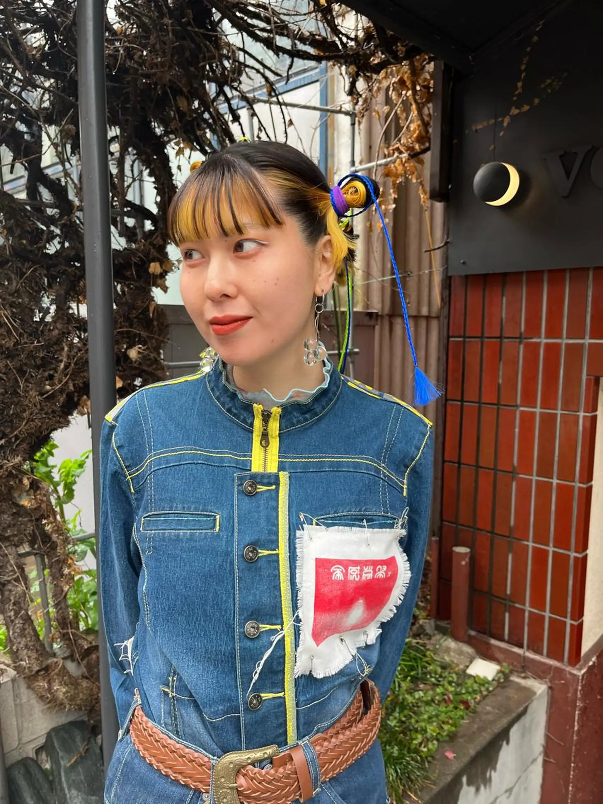 ミディアム カラー ミディアムパーマ バレイヤージュ ブリーチ ケアブリーチ ダブルカラー Koichi Satoのヘアスタイル