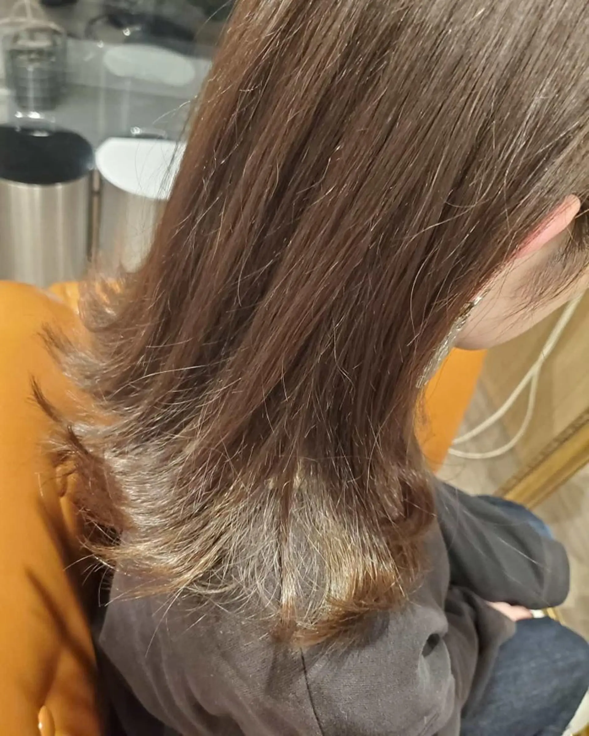 セミロング カラー アディクシーカラー 外国人風カラー トリートメント カット ヘアカラー トリートメント spa hair  ark 富井直美のヘアスタイル