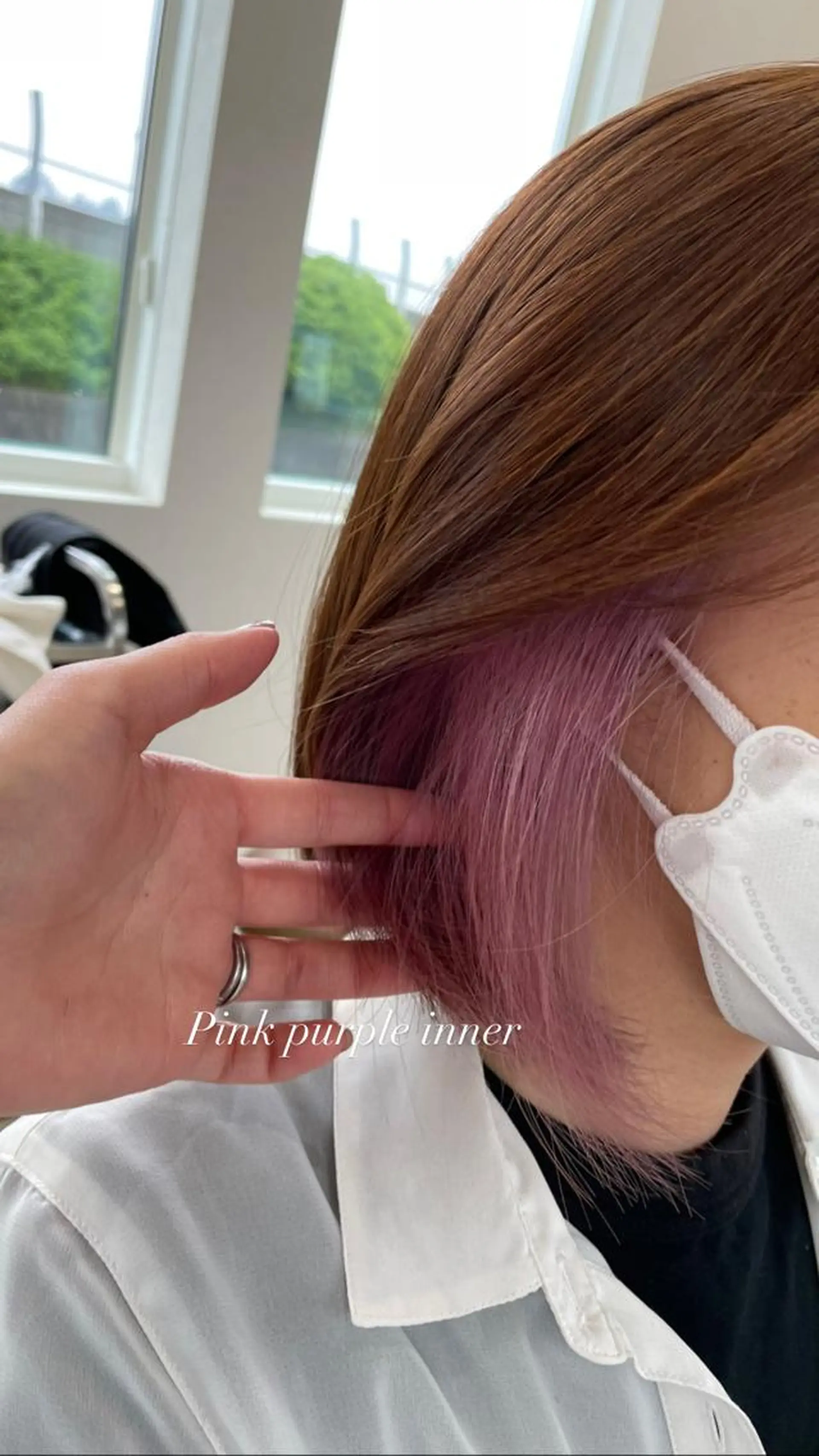 ミディアム ヘアカラー 鈴木 妃帆未のヘアスタイル