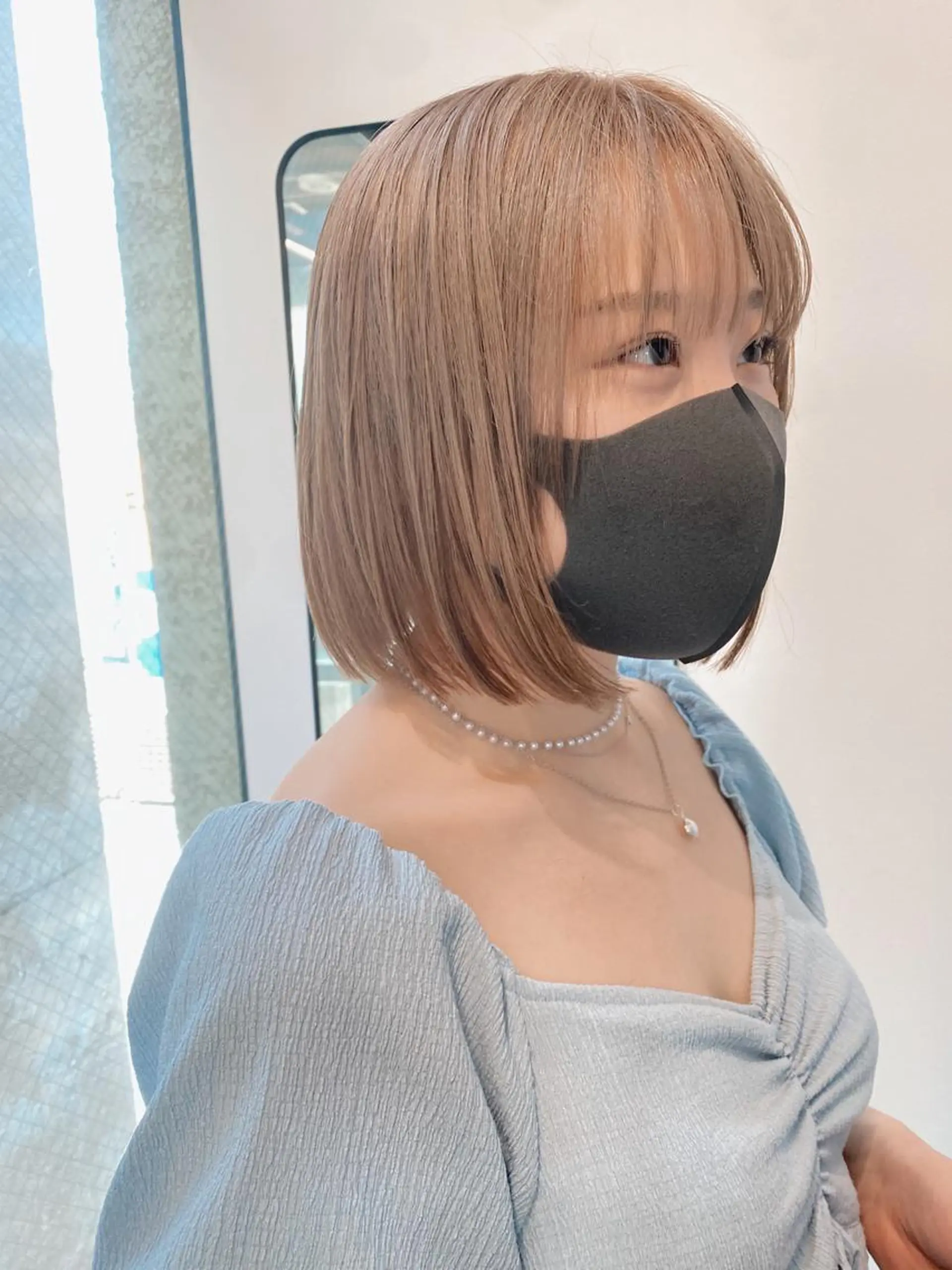 ミディアム カラー ヨシモトリョウ 髪質改善/美髪のヘアスタイル