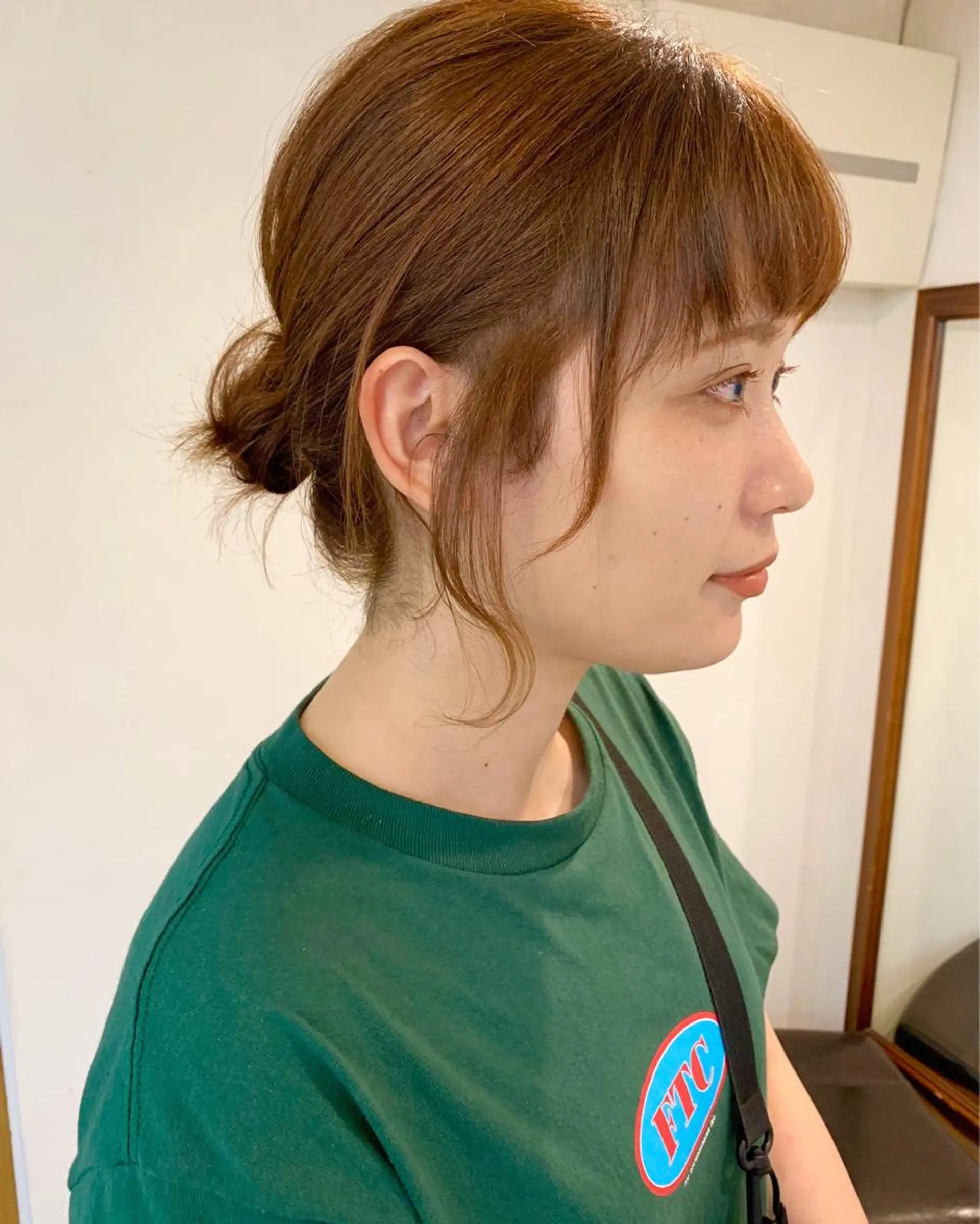 ミディアム カラー クニモトハルナ ボブ/柔らかカラーのヘアスタイル