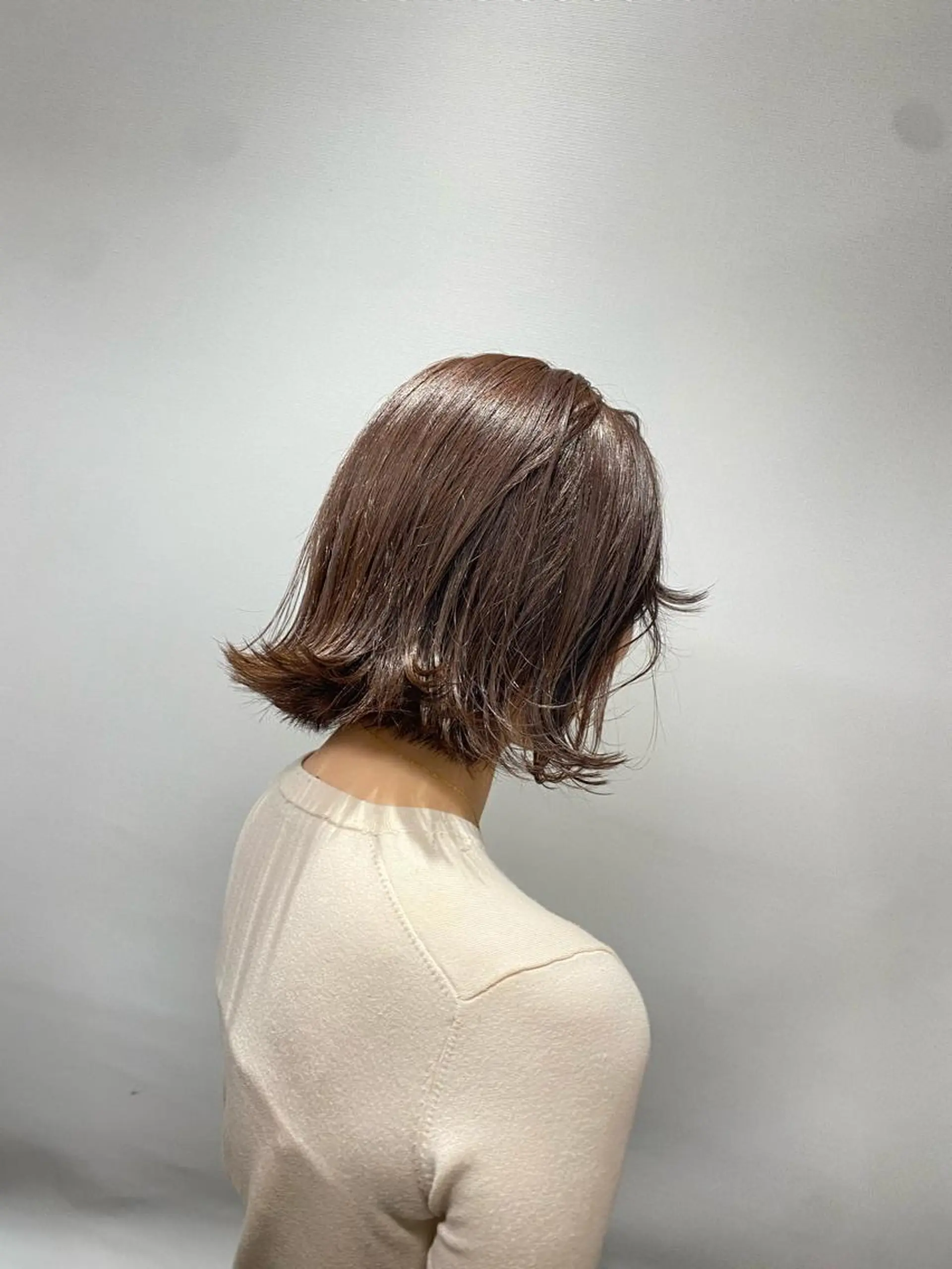 ショート アッシュ アッシュグレー アッシュグレージュ 艶カラー/髪質改善/ 西　大喜(ひろき)のヘアスタイル