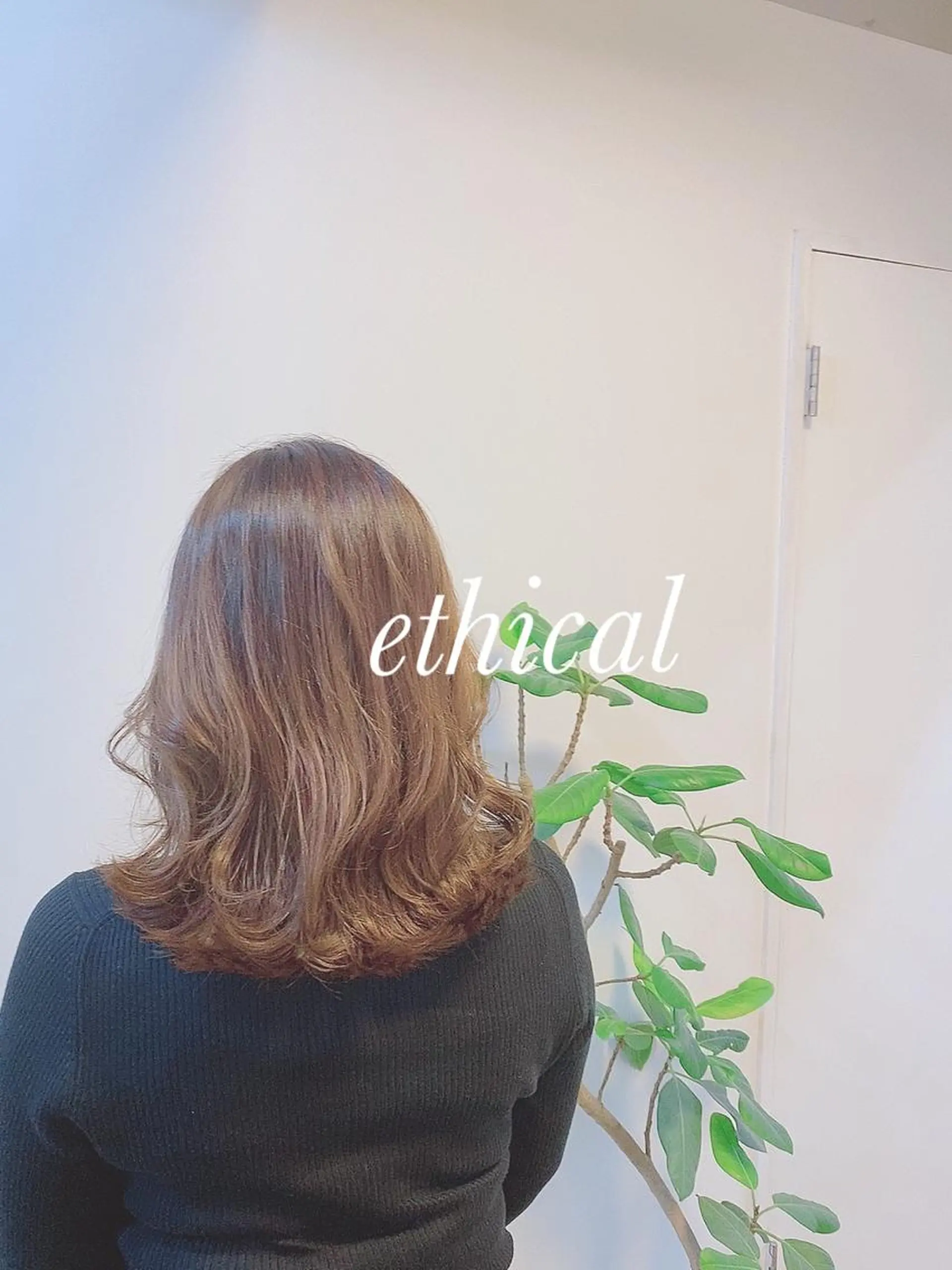 セミロング カラー 【エシカル】 HOSOMIのヘアスタイル