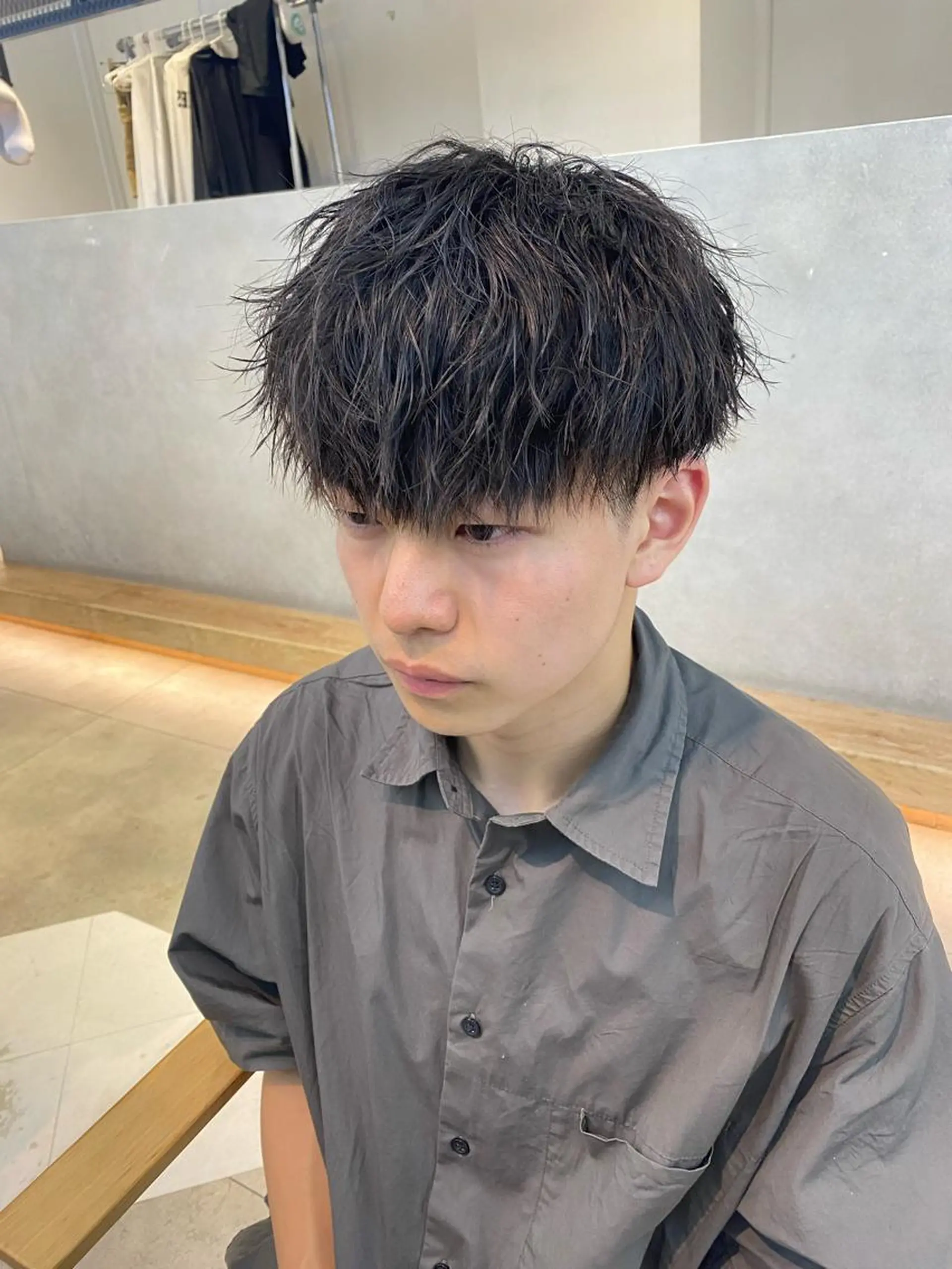 パーマ メンズ 新宿【メンズパーマ】 塩澤太一のヘアスタイル