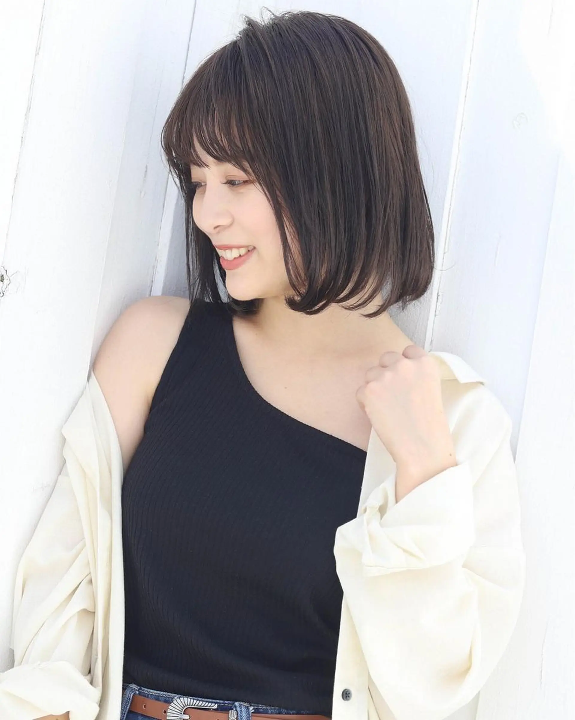 ミディアム Loem【ロエム】所属・RINA 【Loem】のヘアスタイル