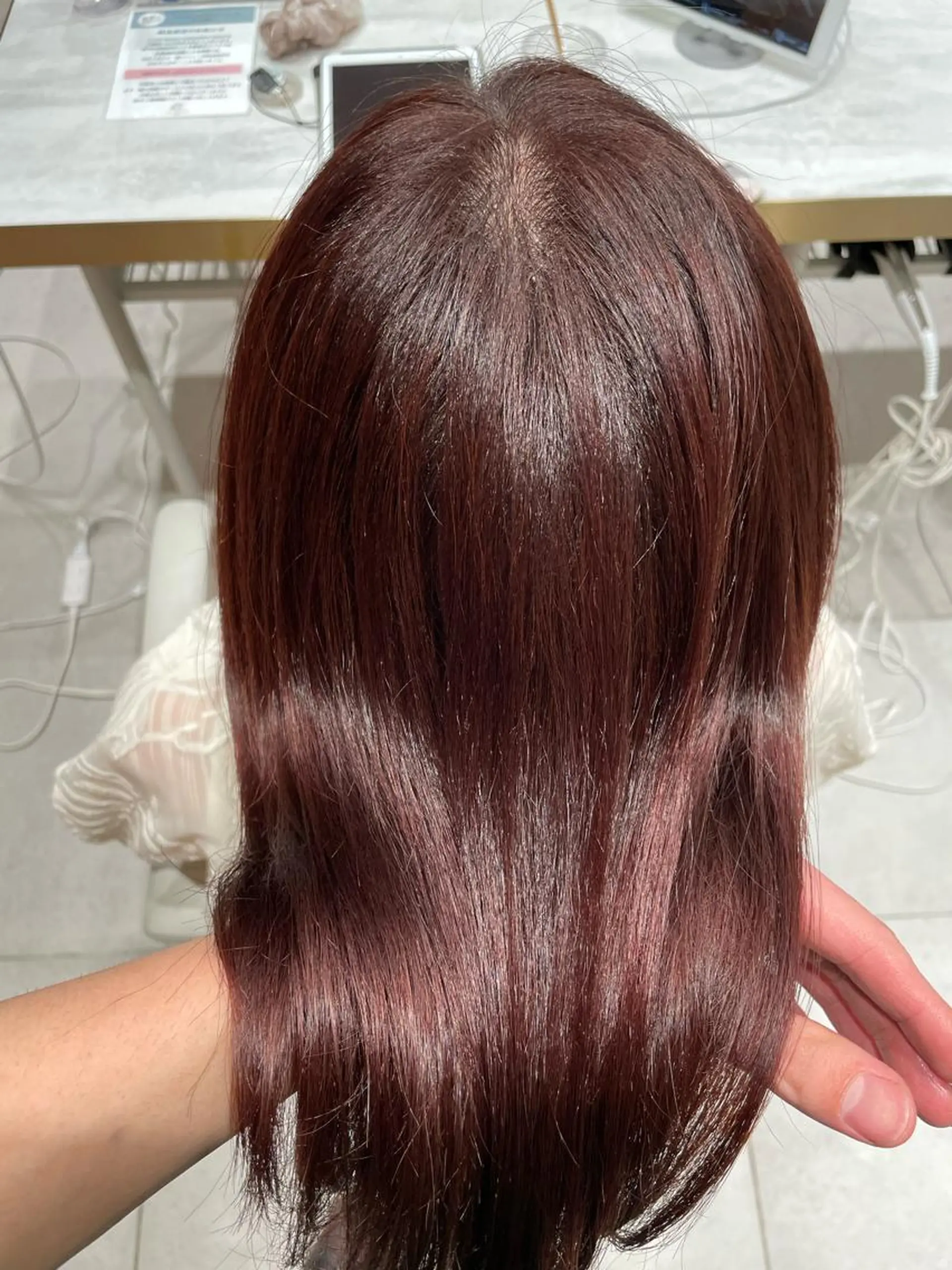 カラー カット ヘアカラー トリートメント レイヤー/顔周り /透明感/TAKUのヘアスタイル