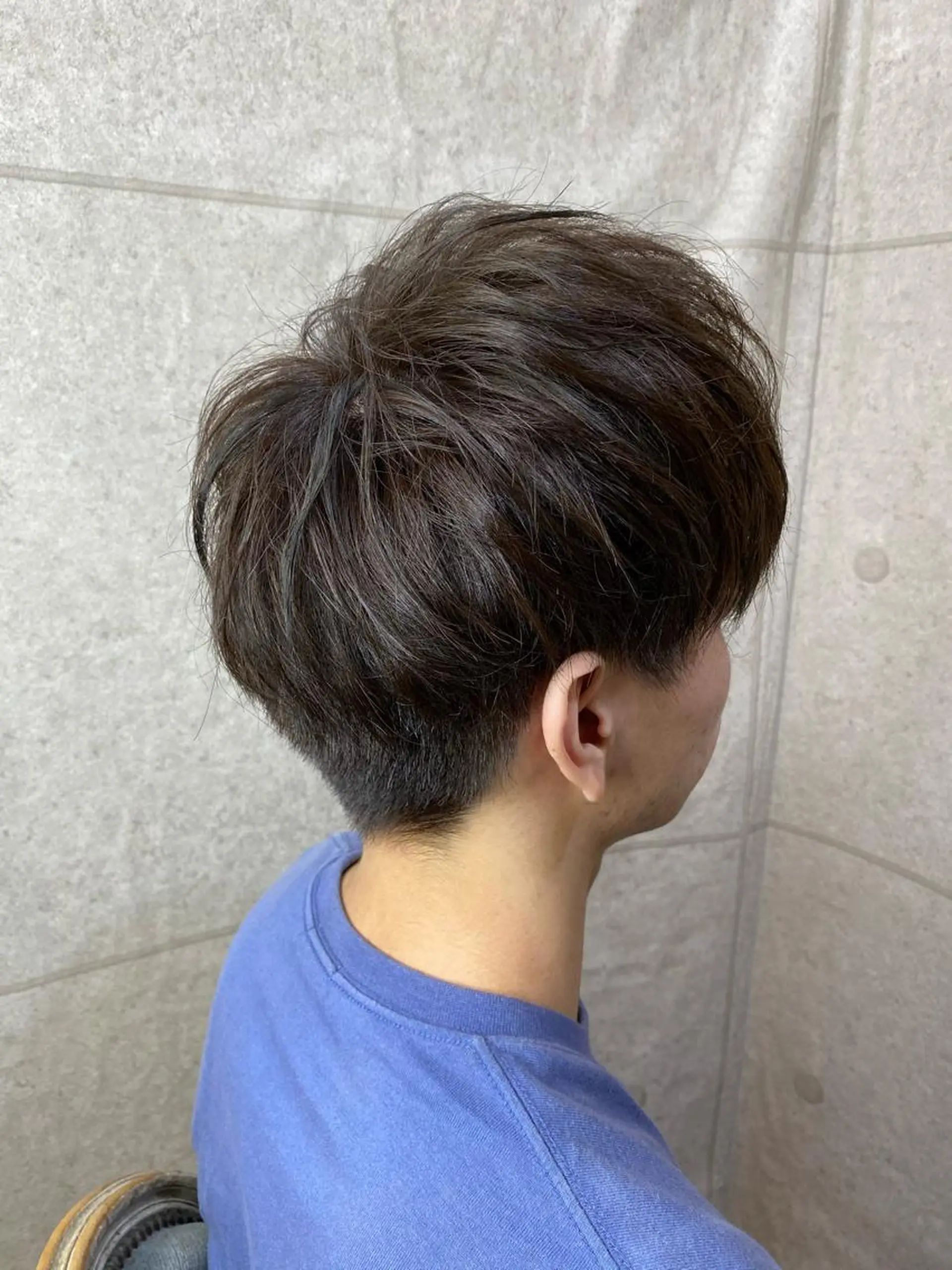 ショート メンズ カット ヘアカラー 長濱 俊のヘアスタイル