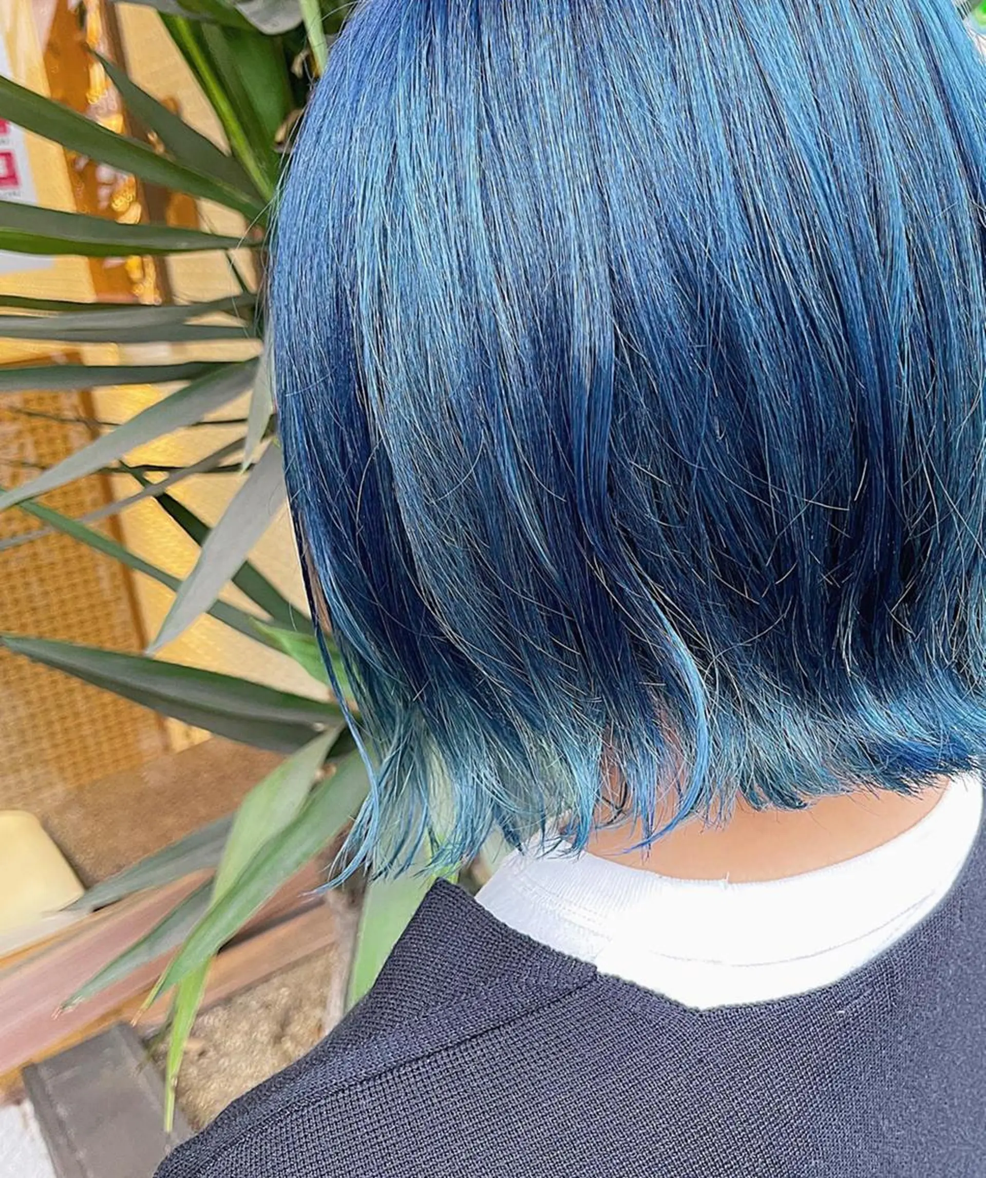 カラー ショートボブ バレイヤージュ ベージュカラー ブリーチ ケアブリーチ 🫧髪質改善艶カラー _マエダ 🫧のヘアスタイル